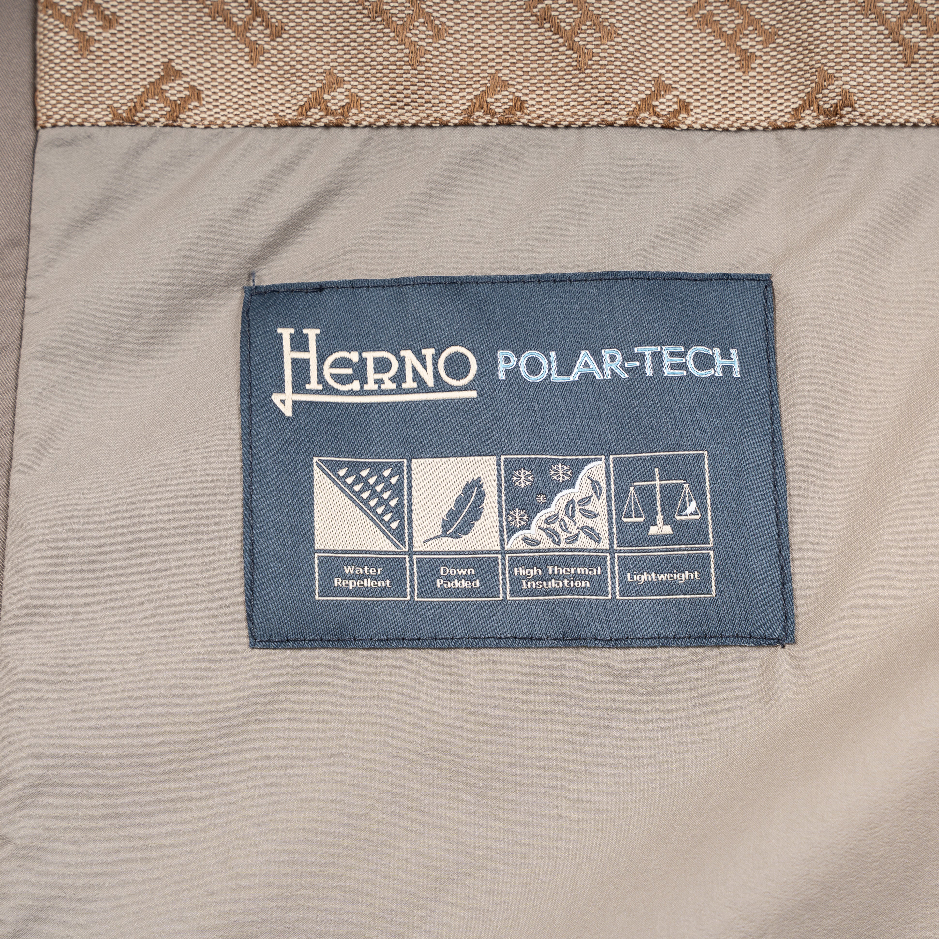Herno Mantel Dons Beige | Polartech
