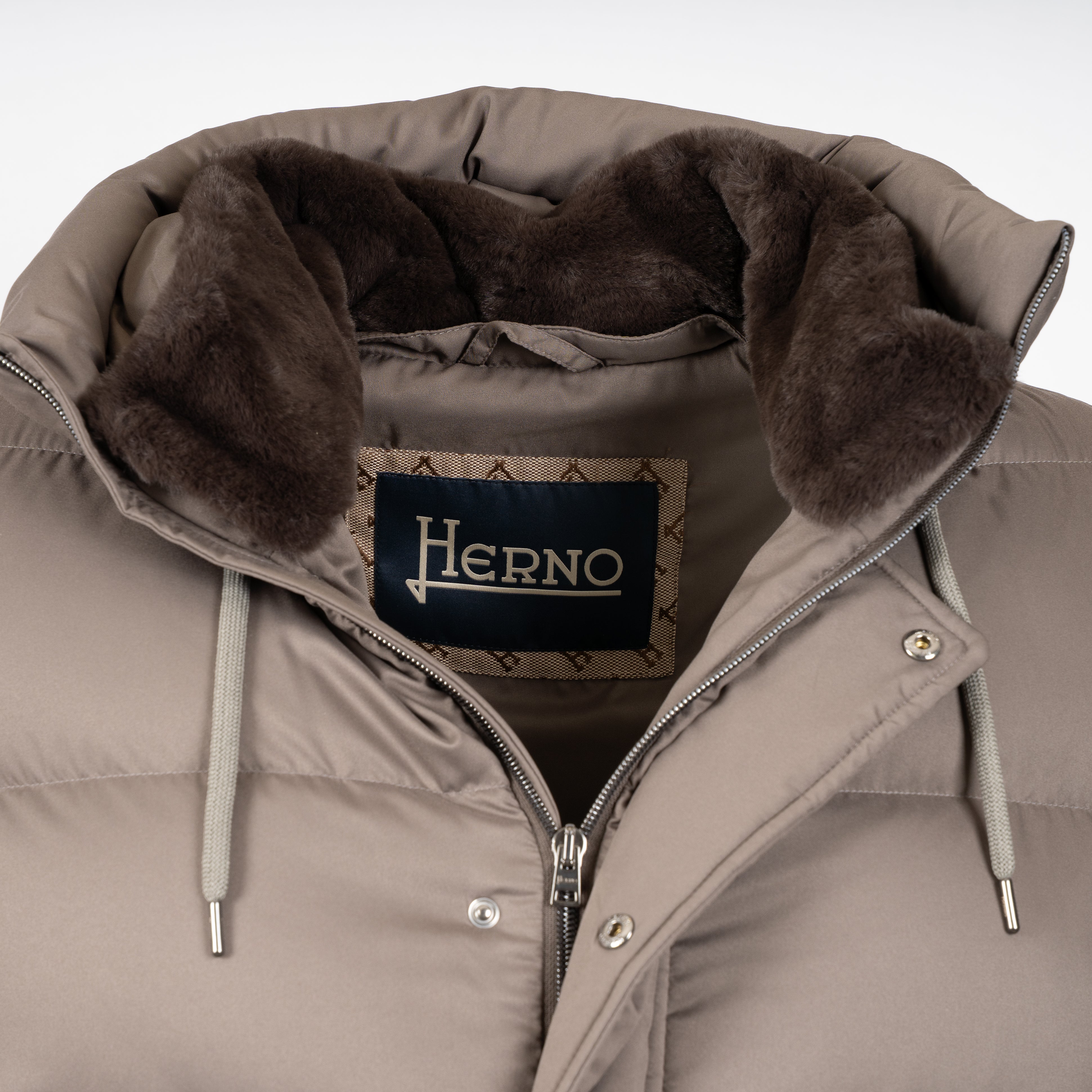 Herno Mantel Dons Beige | Polartech