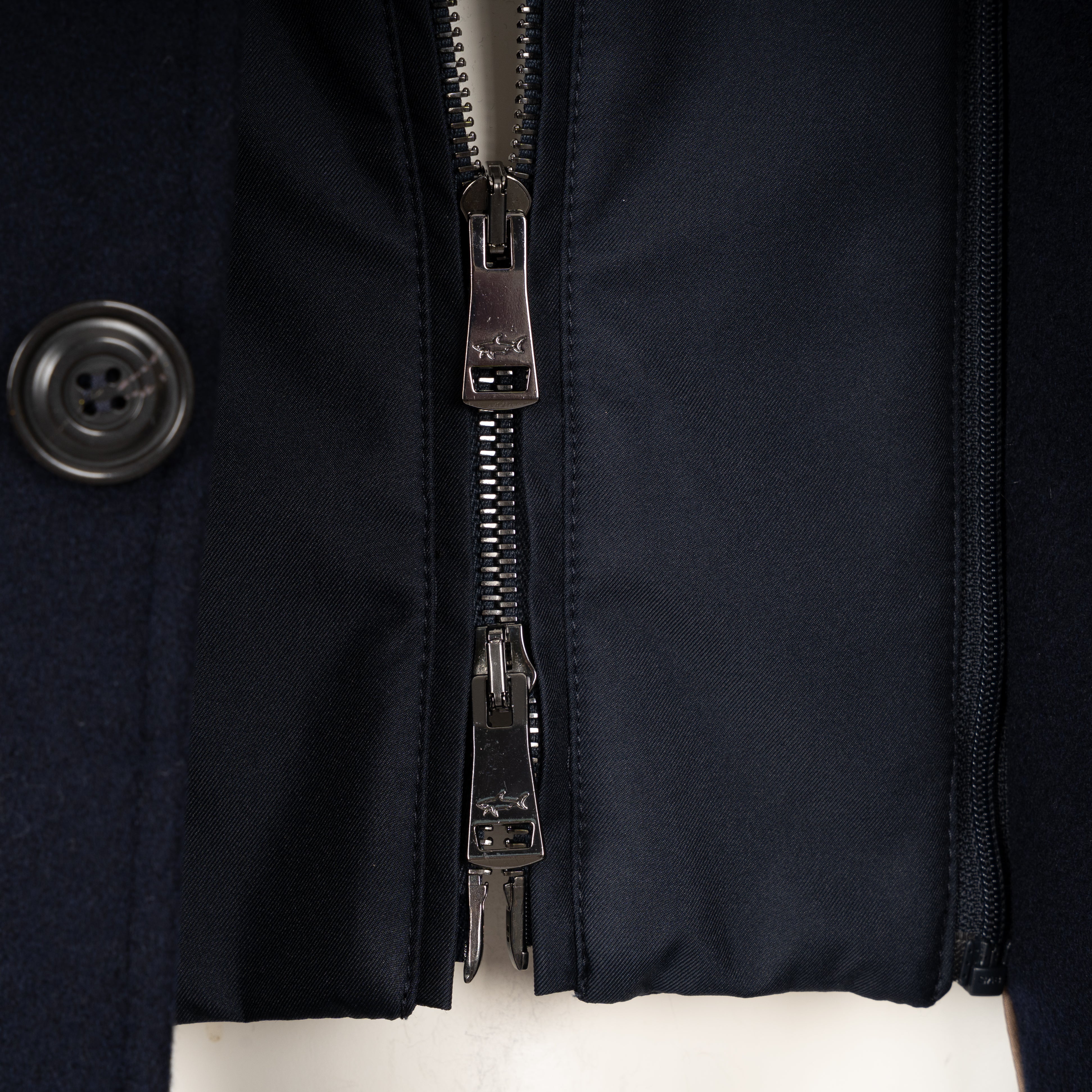 Paul & Shark Mantel Donkerblauw | Loro Piana Green Storm System® Cashmere