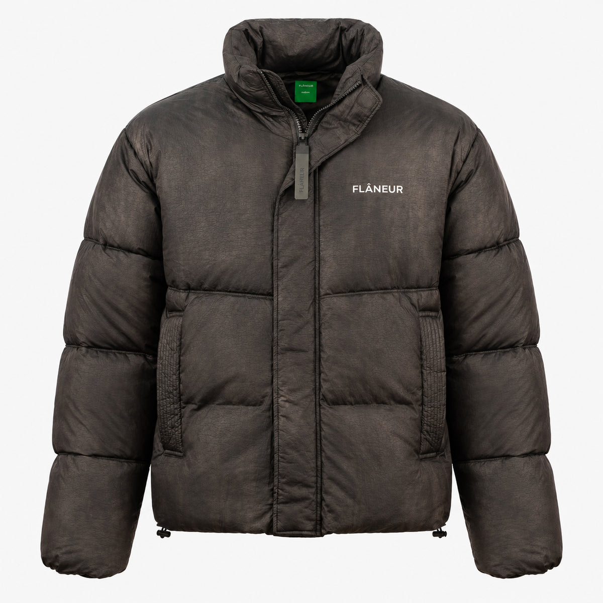 Flaneur Puffer Jack Zwart | Logo Puffer