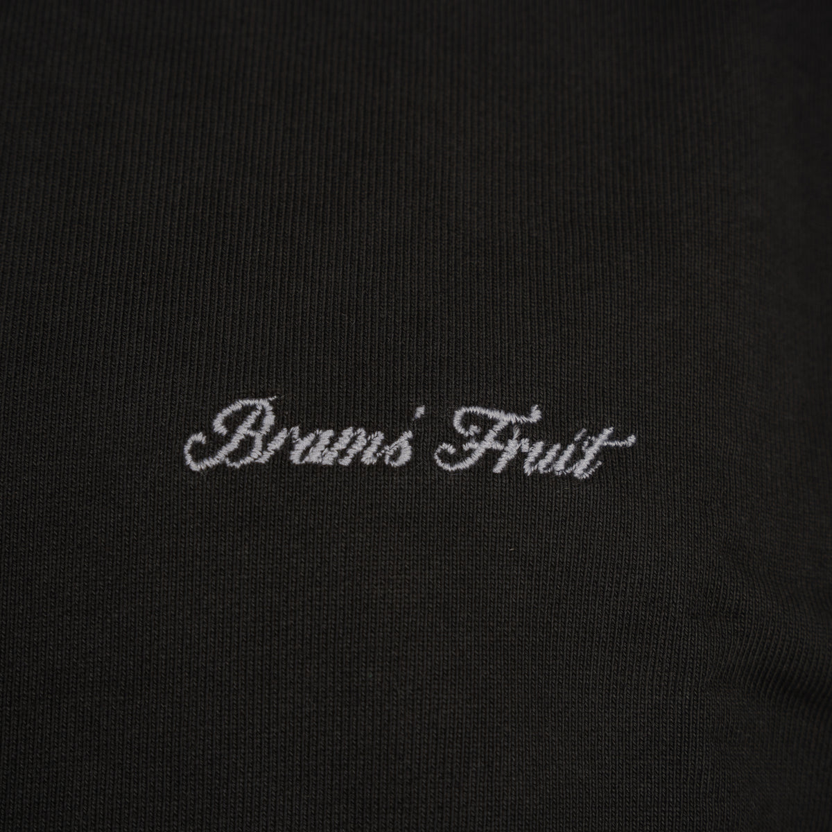 Bram's Fruit Sweatvest met Rits Zwart | Script Logo Full Zip