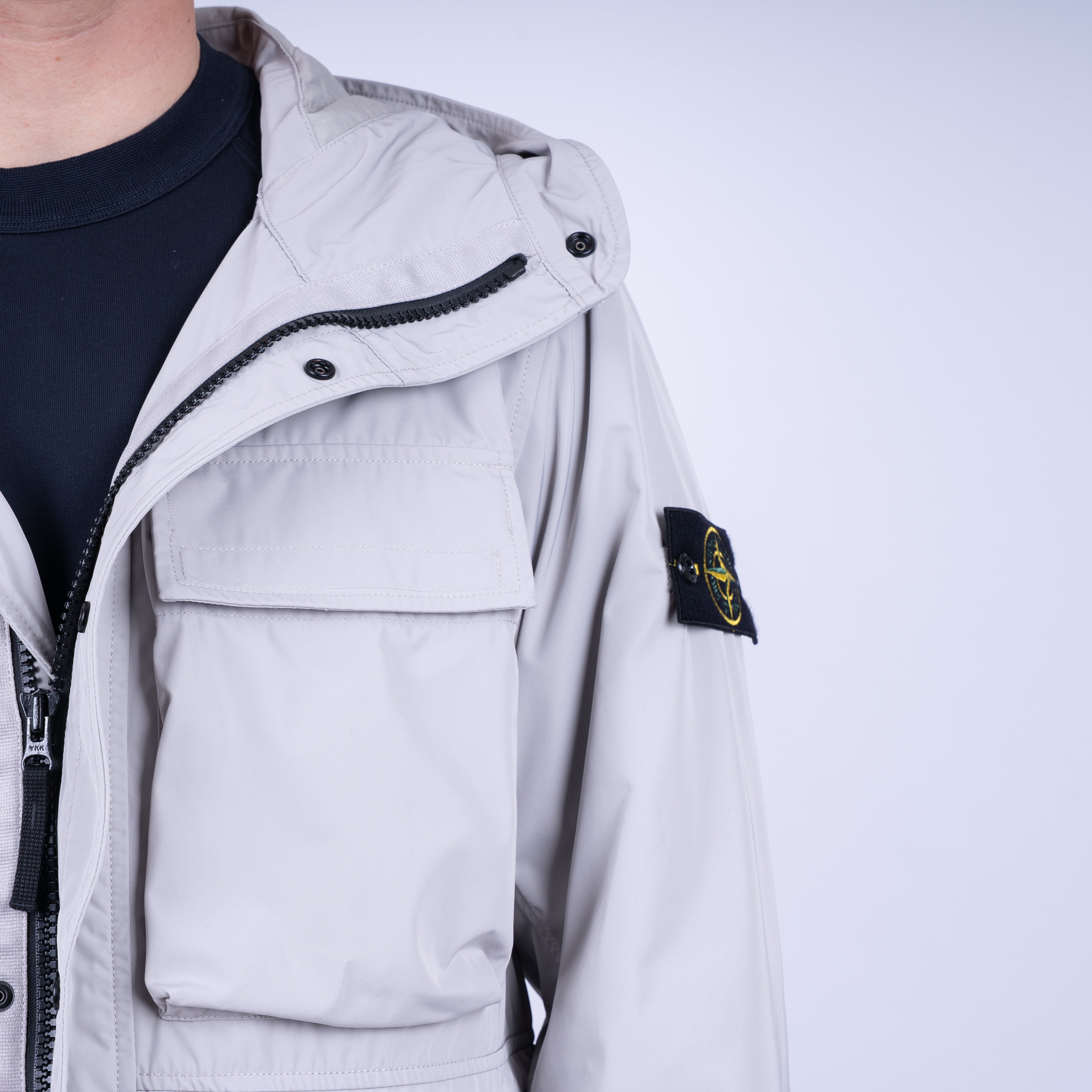 Stone Island Parka Grijs | Micro Twill