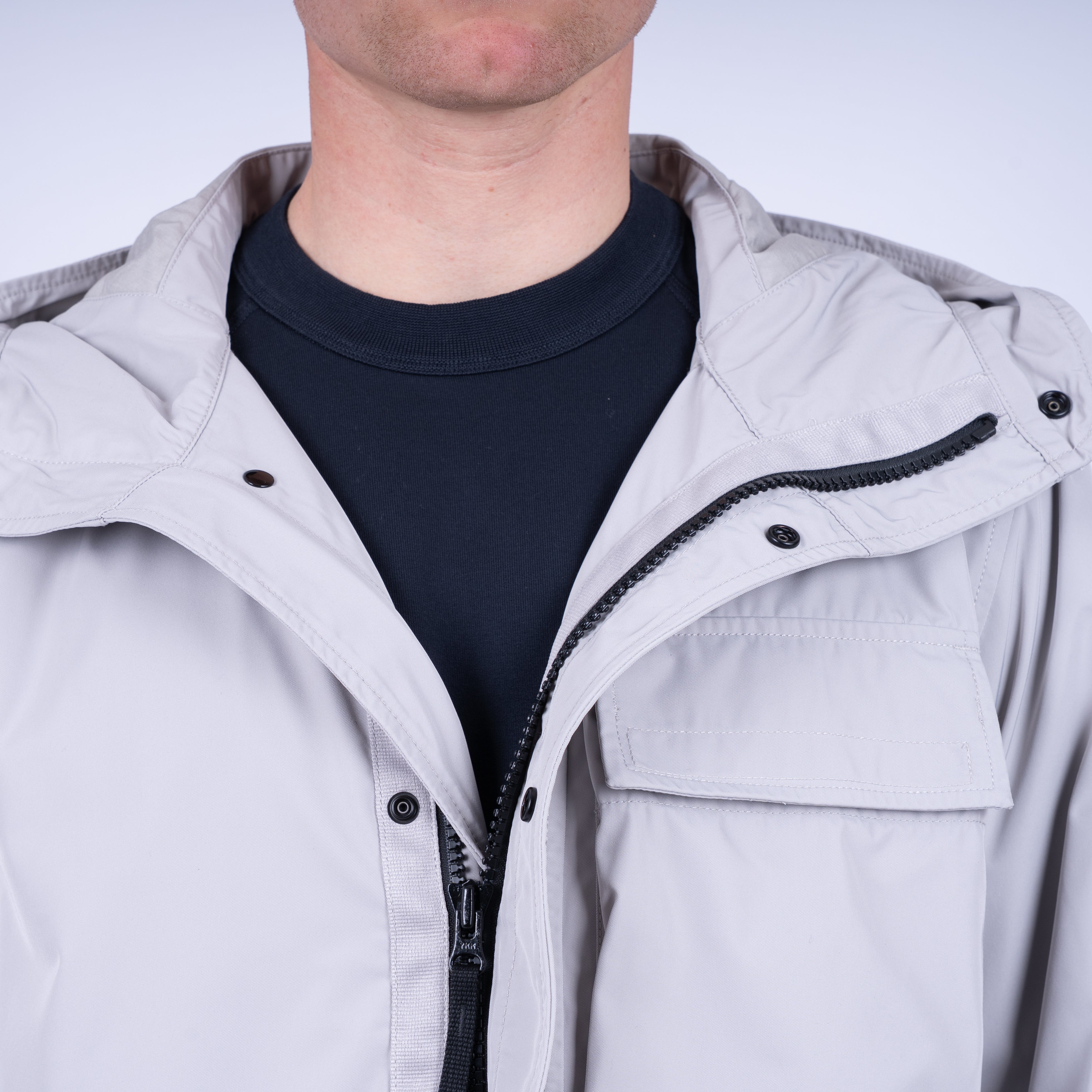 Stone Island Parka Grijs | Micro Twill