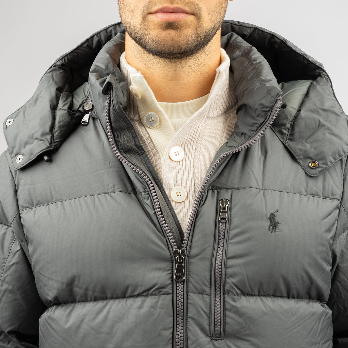 Ralph Lauren Donsjack Grijs | Gorham