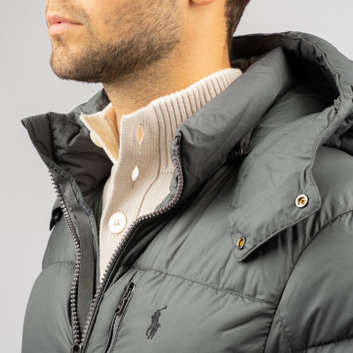 Ralph Lauren Donsjack Grijs | Gorham