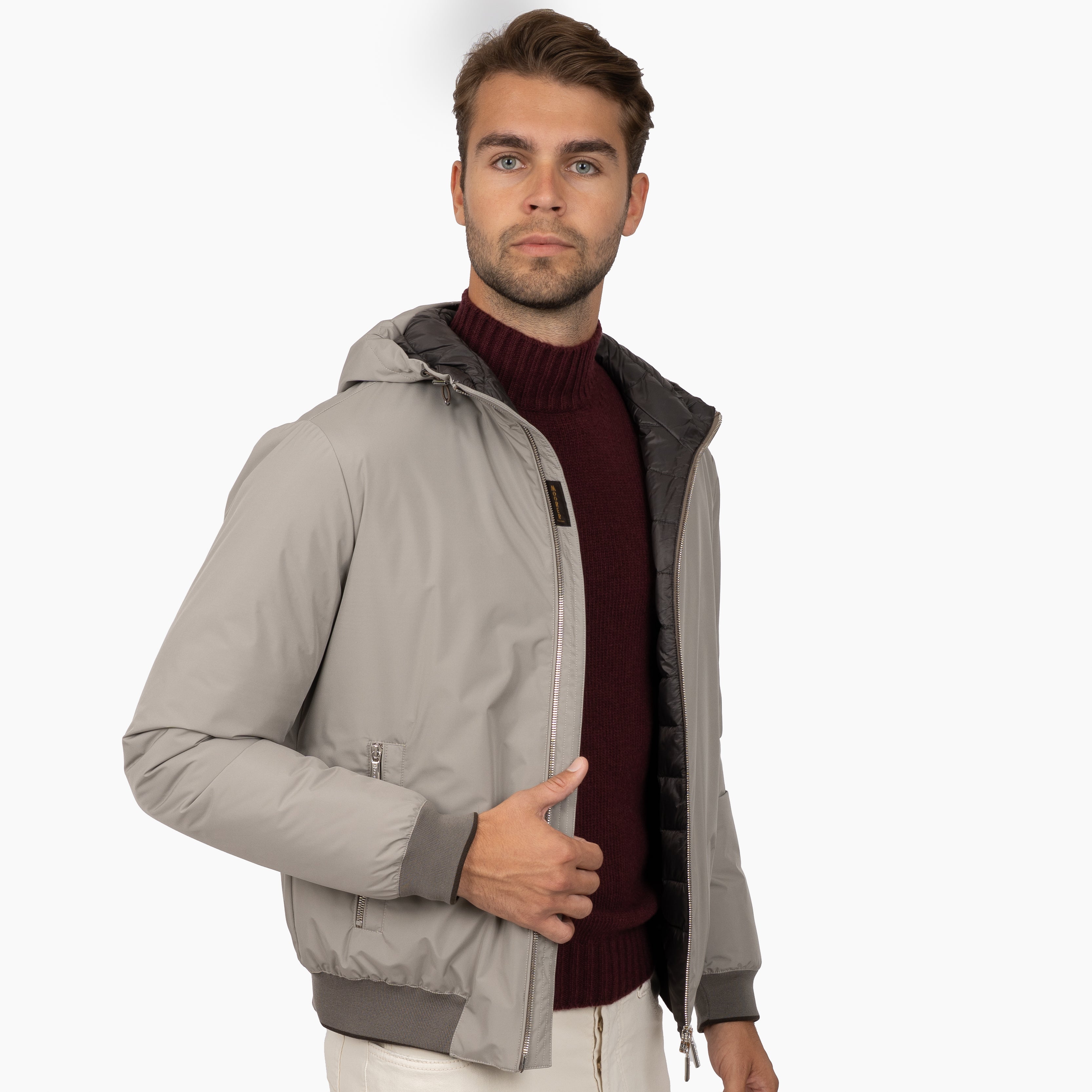 Moorer Bomberjack Beige | ONIRO-STP