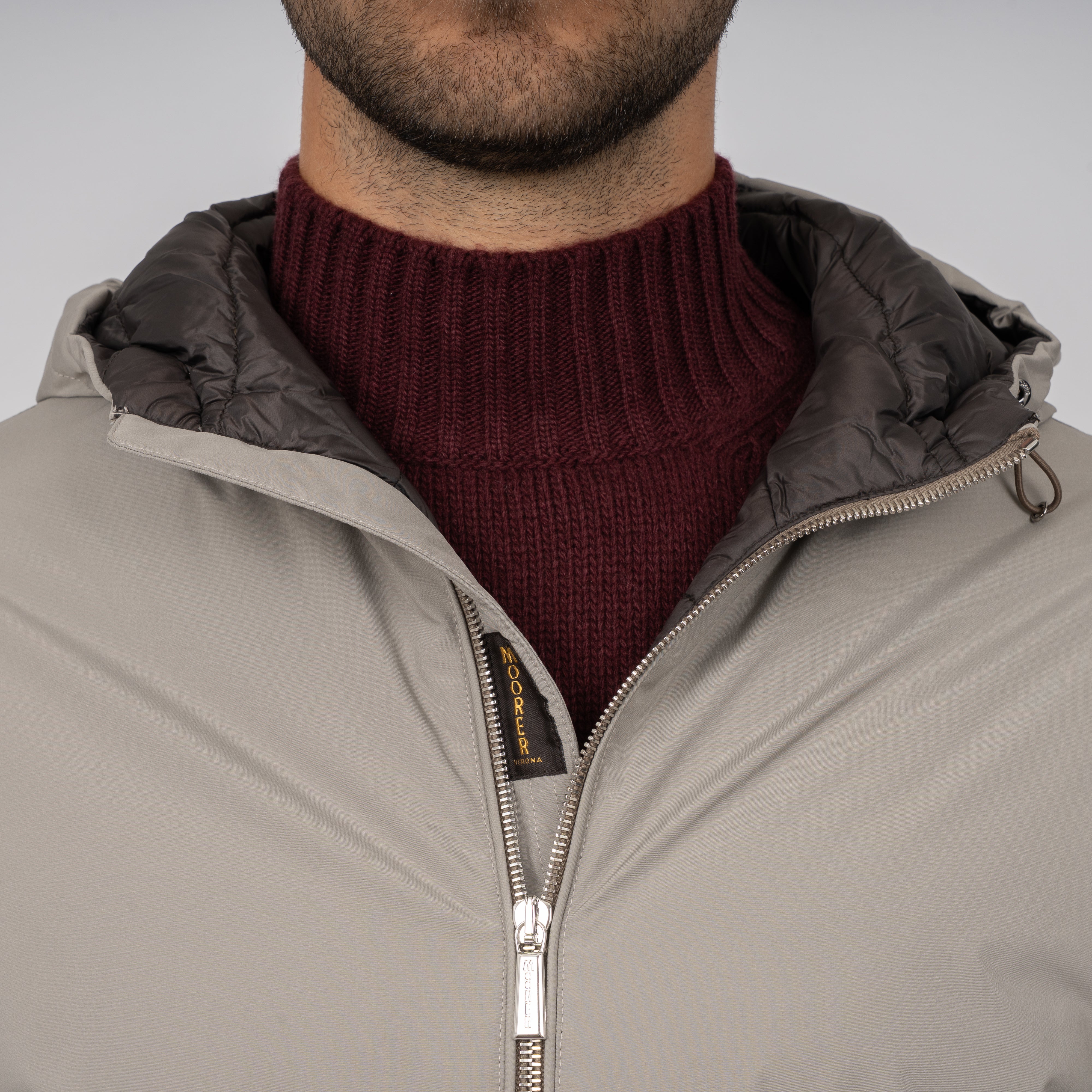Moorer Bomberjack Beige | ONIRO-STP