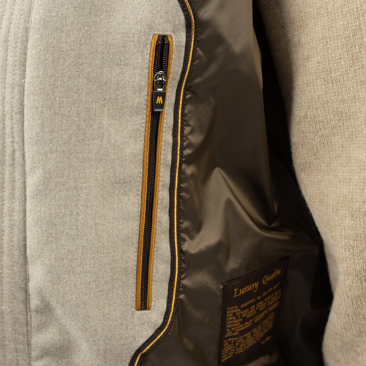 Moorer Donsjack Beige | Alarick-KN