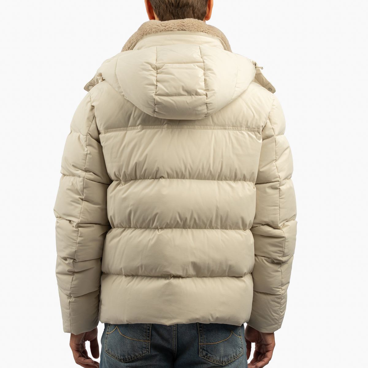 Moorer Donsjack Beige | Alarick-KN