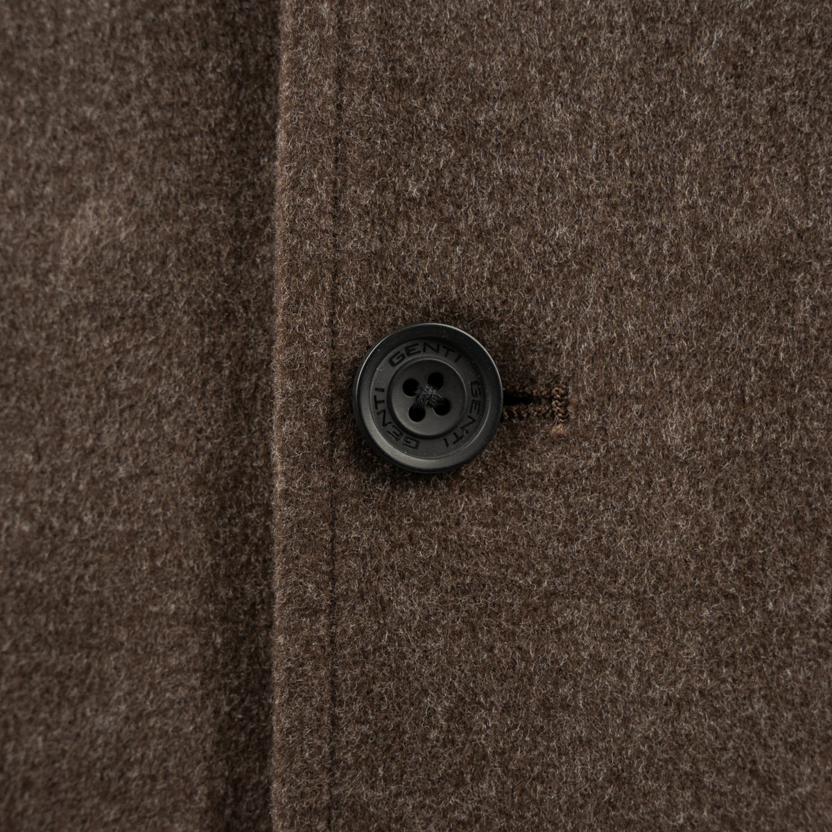 Genti Bomberjack Bruin | Wool Blend