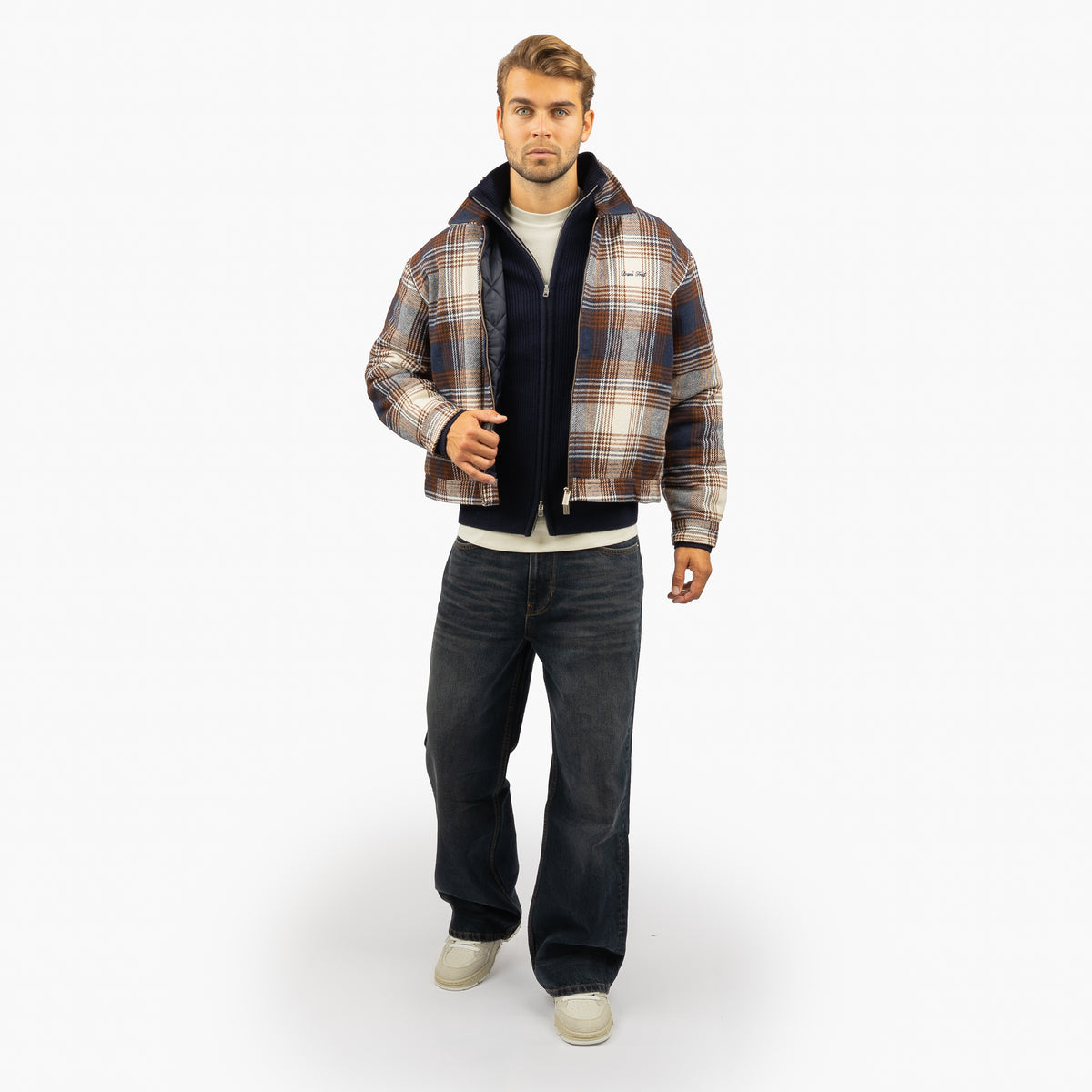Bram's Fruit Jack Bruin Geruit | Gardener Flanel Jacket