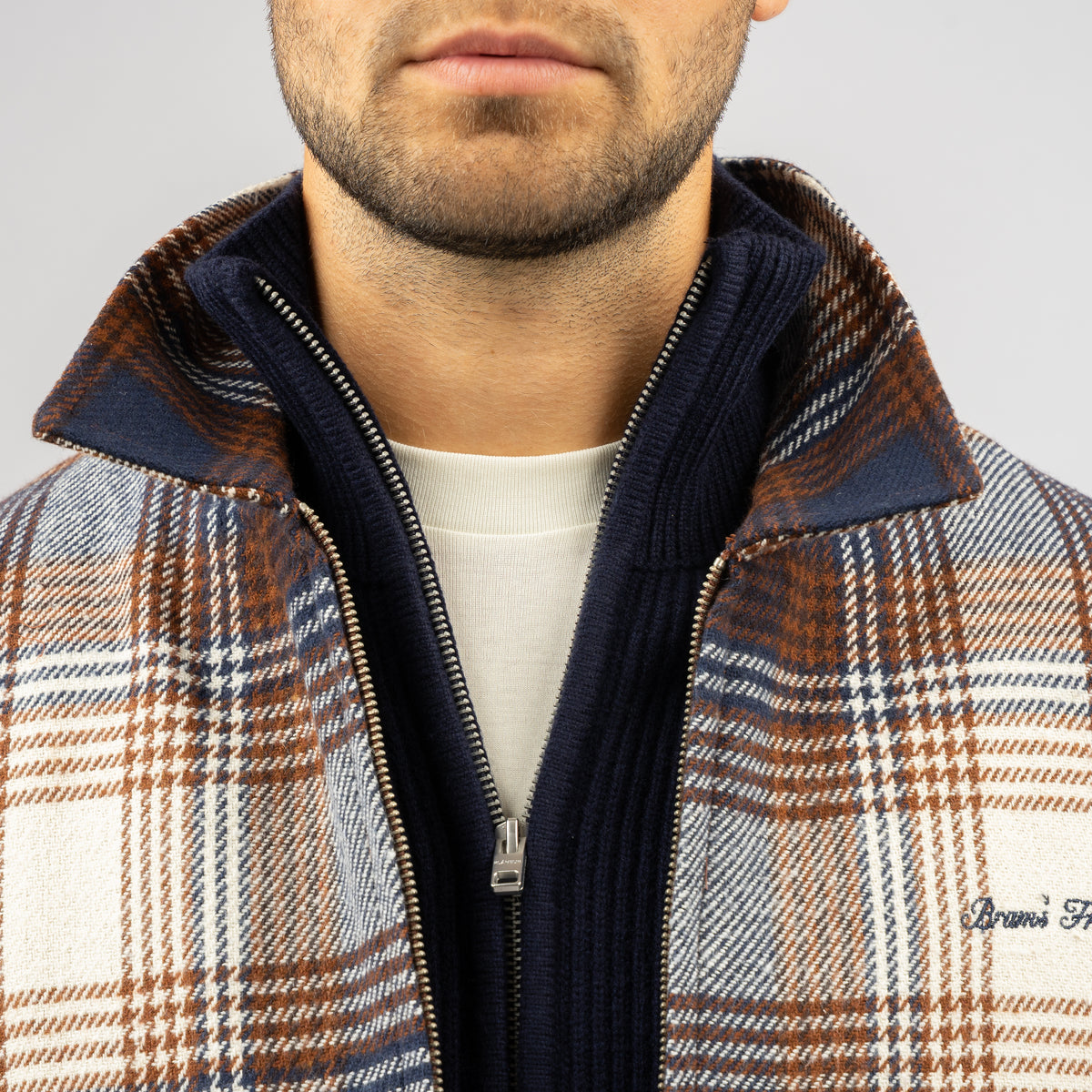 Bram's Fruit Jack Bruin Geruit | Gardener Flanel Jacket