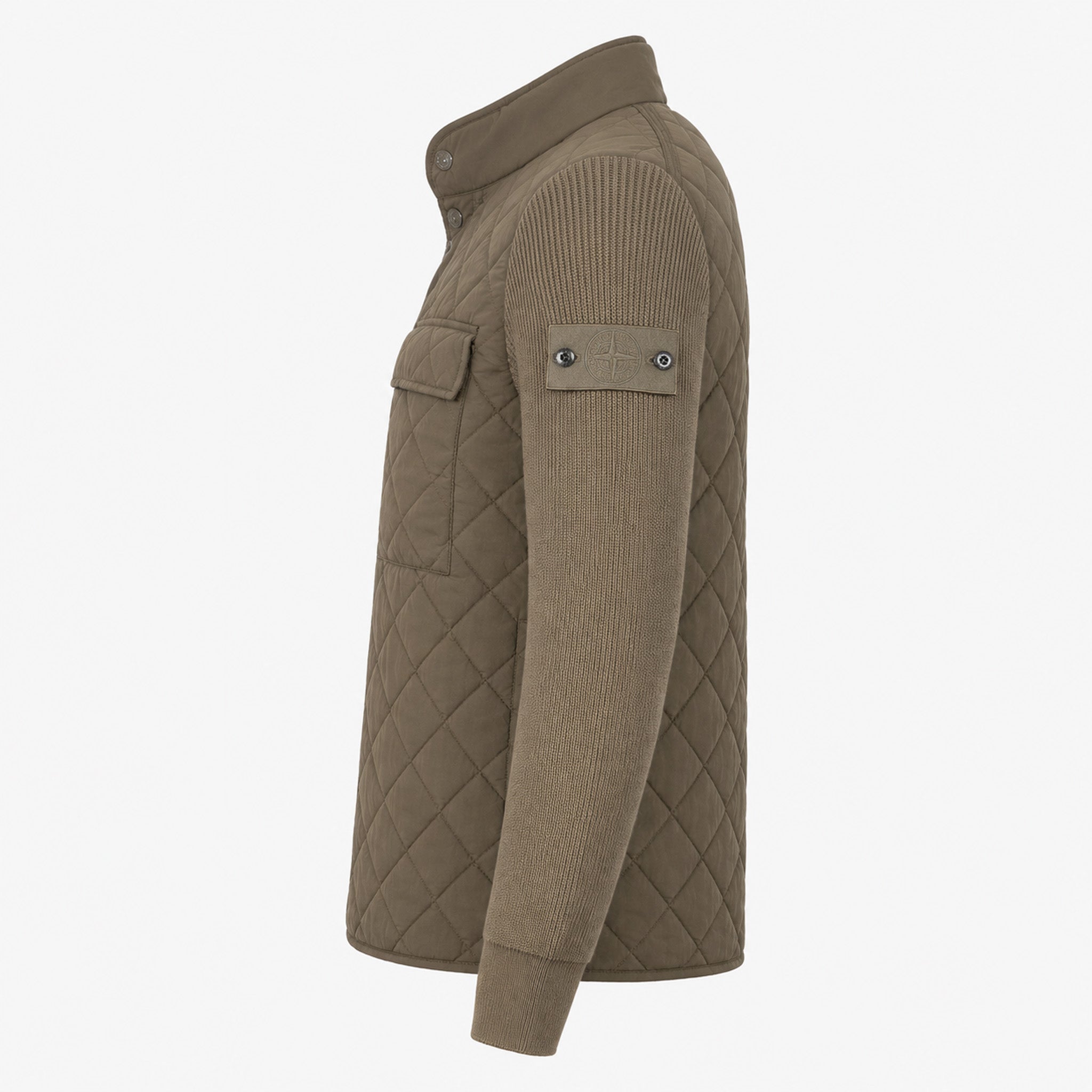 Stone Island Hybride Donsjack Groen | Ghost