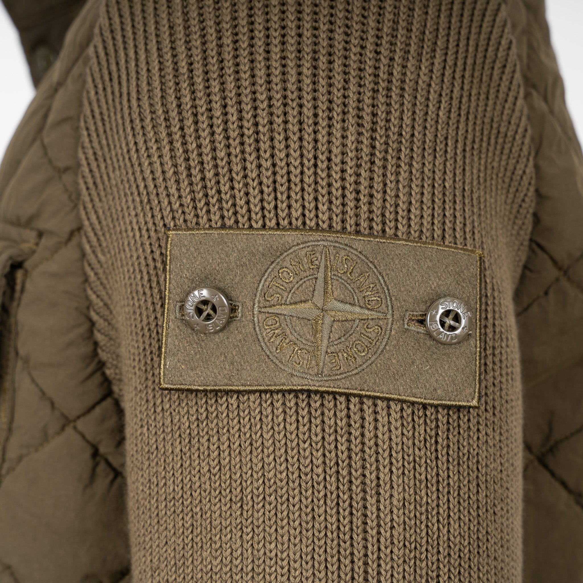 Stone Island Hybride Donsjack Groen | Ghost