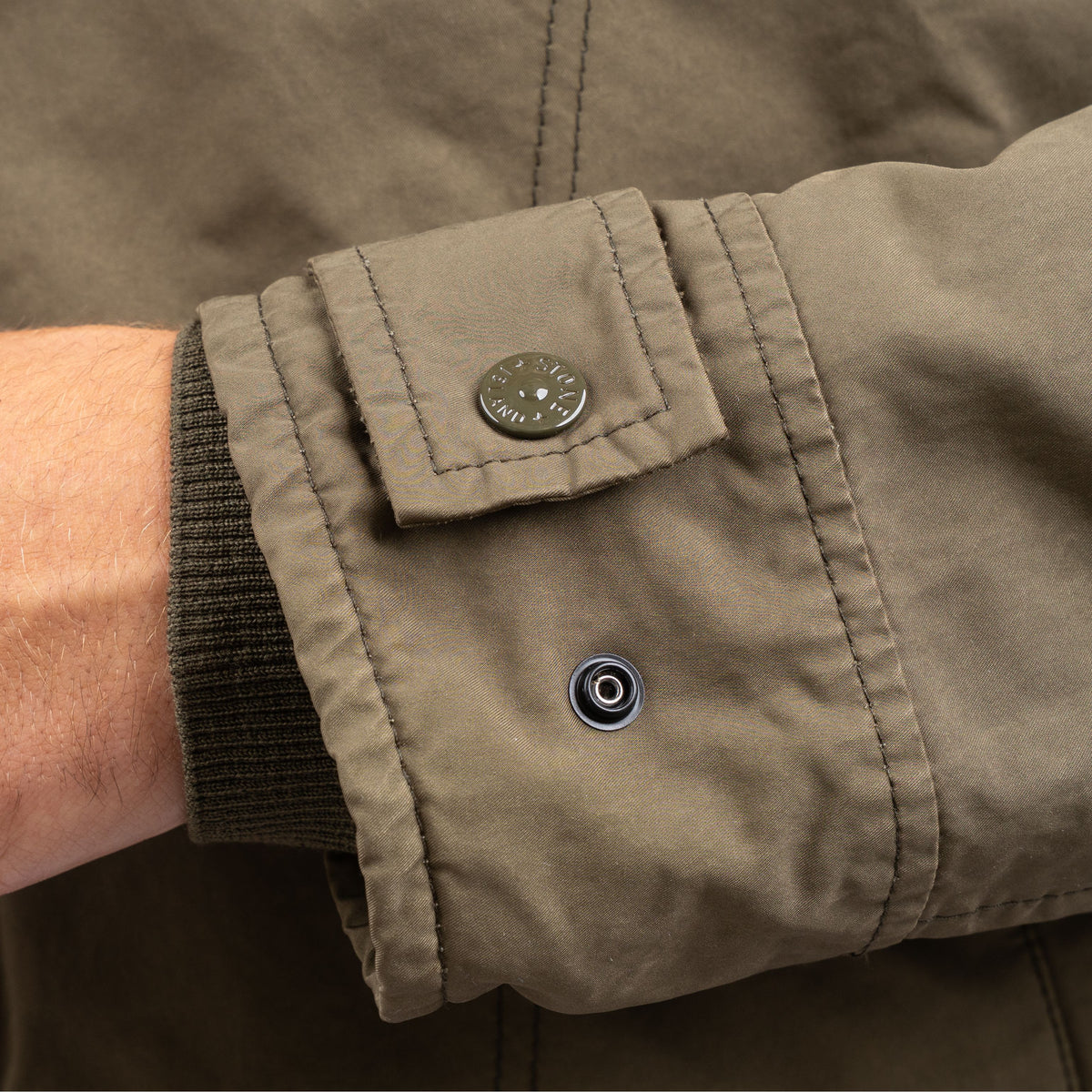 Stone Island Trench Coat Groen | Ghost