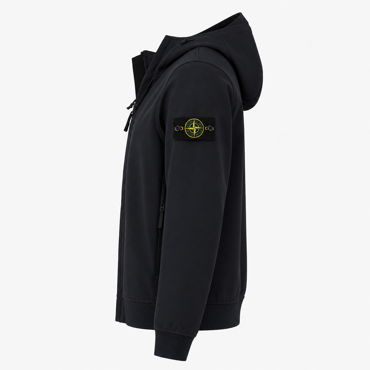 Stone Island Soft Shell Jack Blauw | SHELL-R_E.DYE® TECHNOLOGY