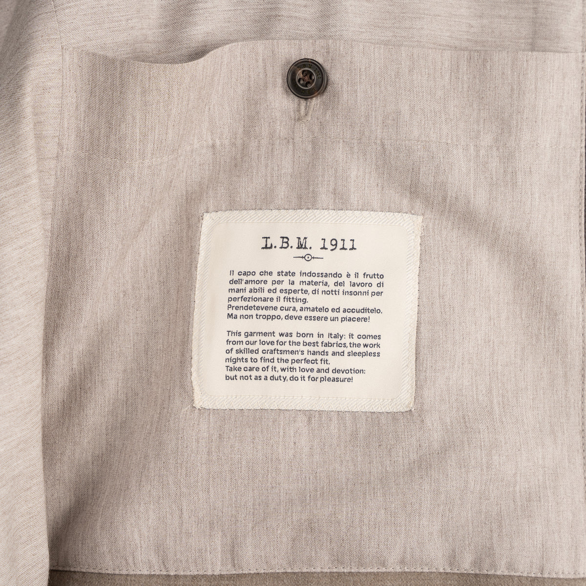 L.B.M. 1911 Bodywarmer Beige | Hooded Gilet
