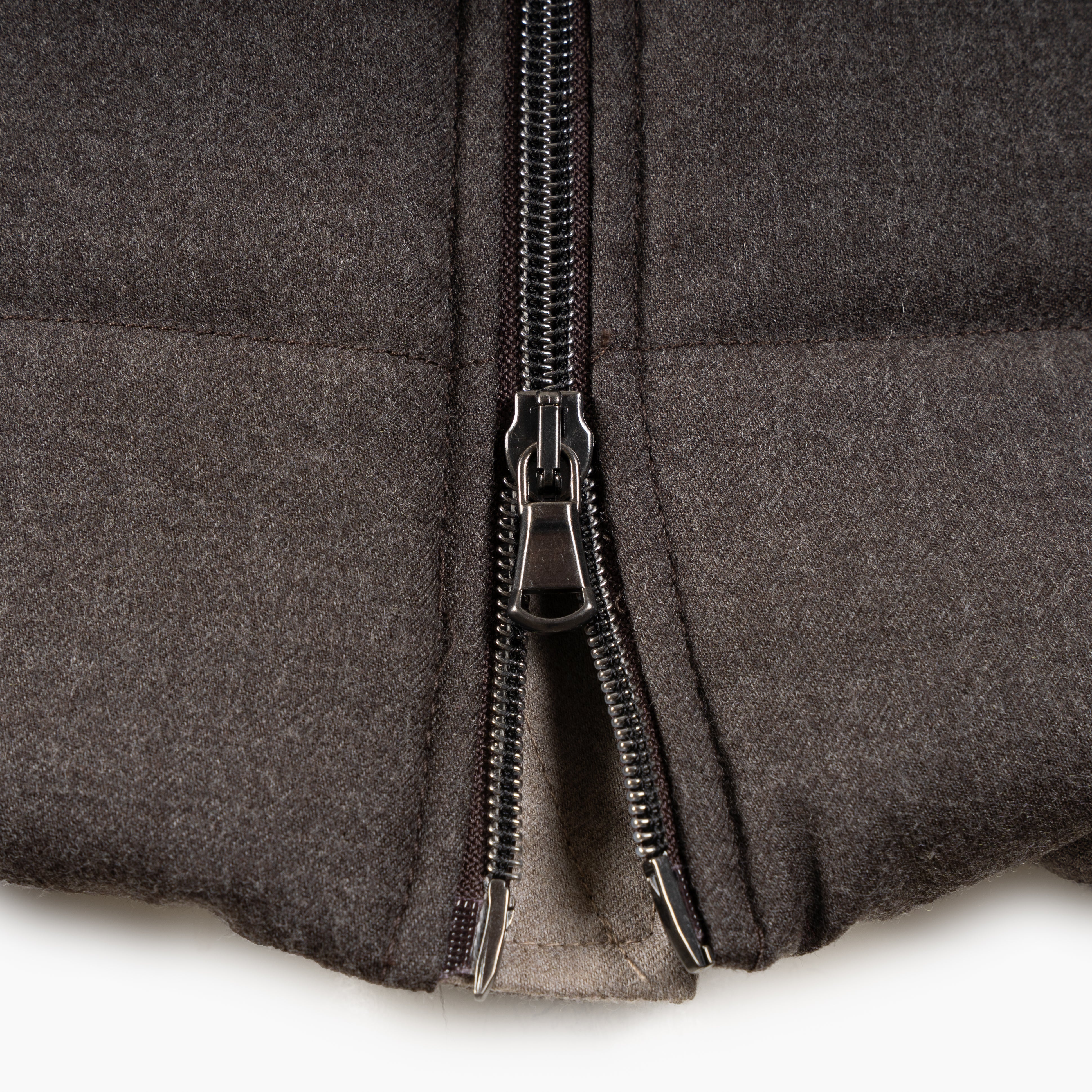 L.B.M. 1911 Bodywarmer Bruin | Padded Hooded Gillet