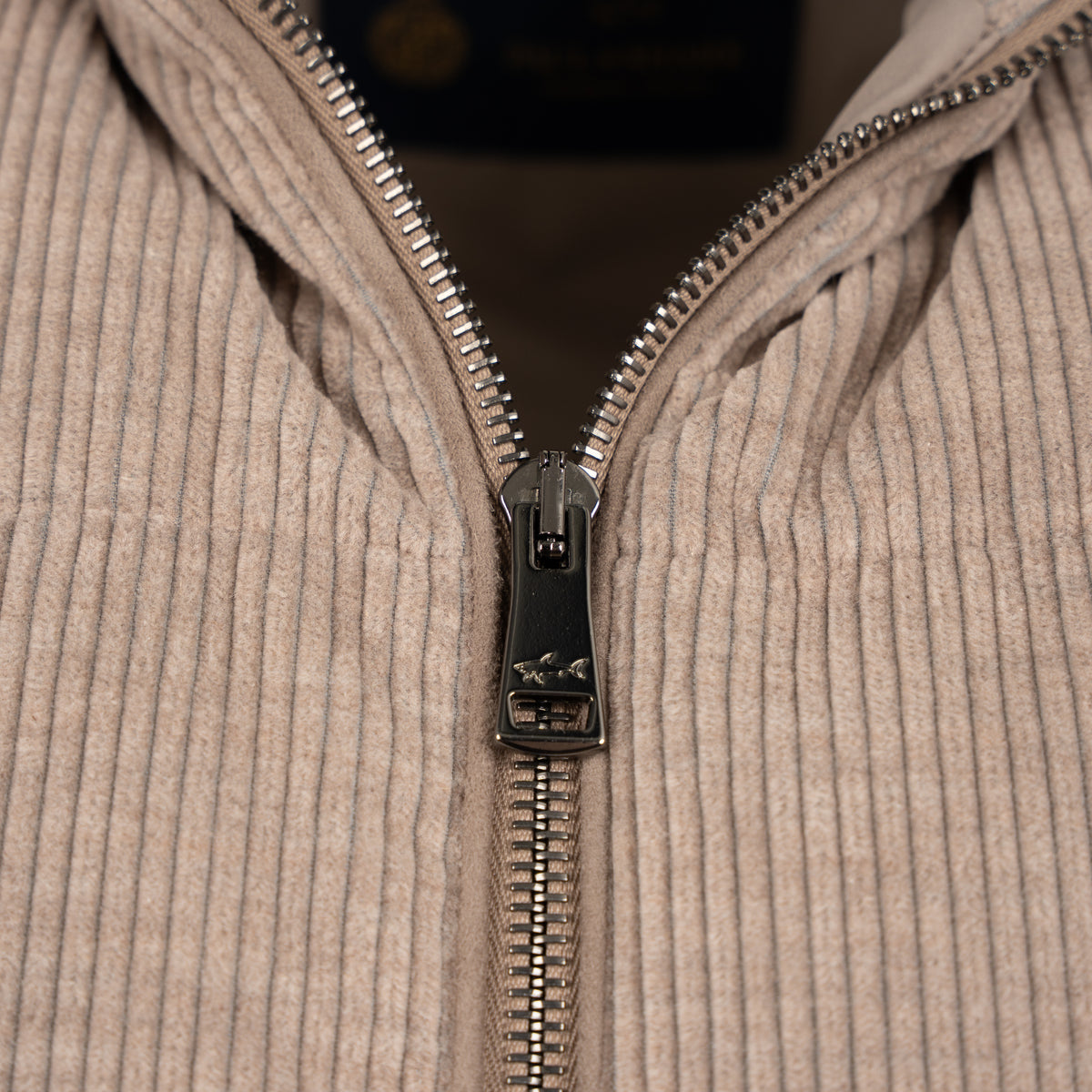 Paul & Shark Bodywarmer Beige | Corduroy Re-Goose Down