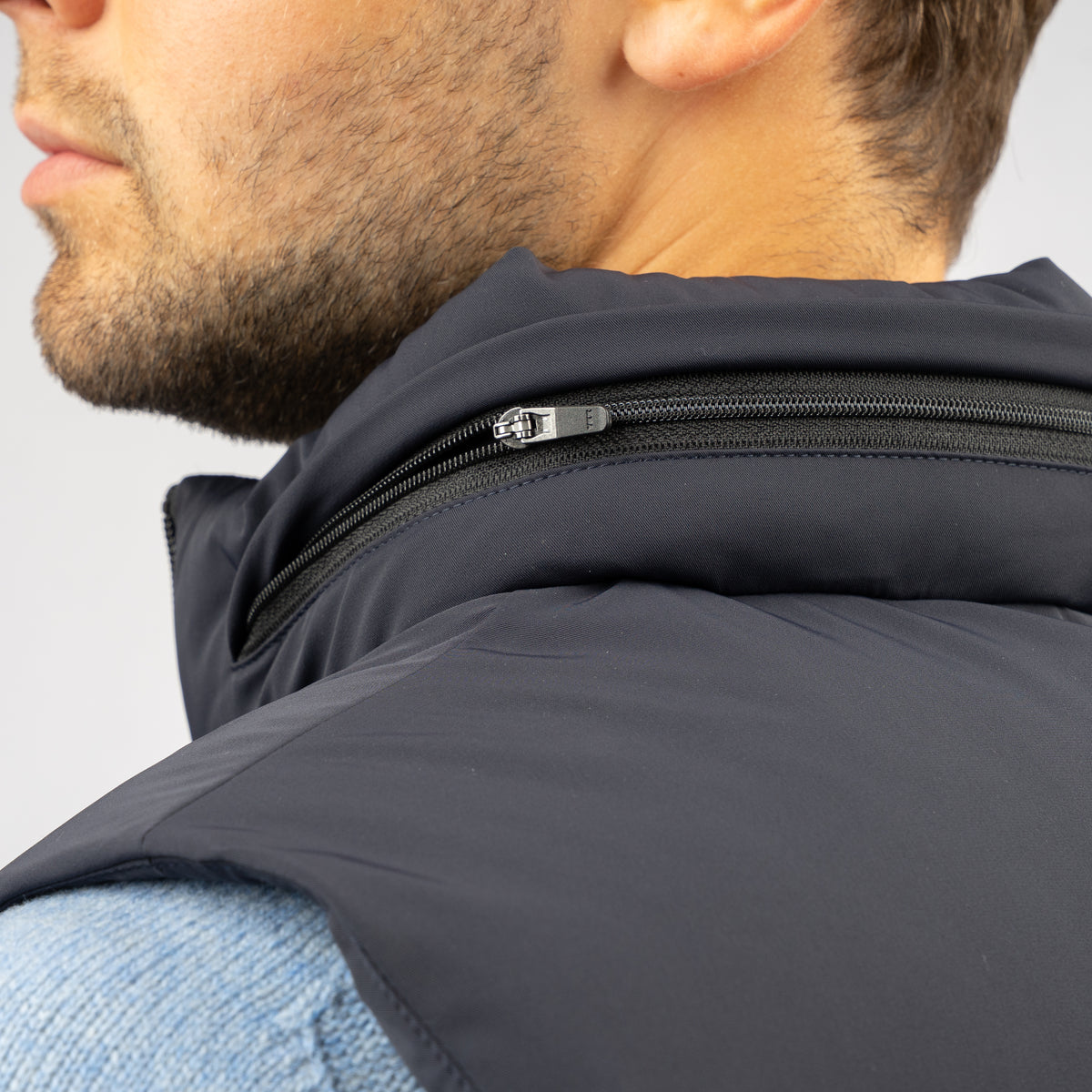 Genti Bodywarmer Blauw | Water-Repellent Nylon