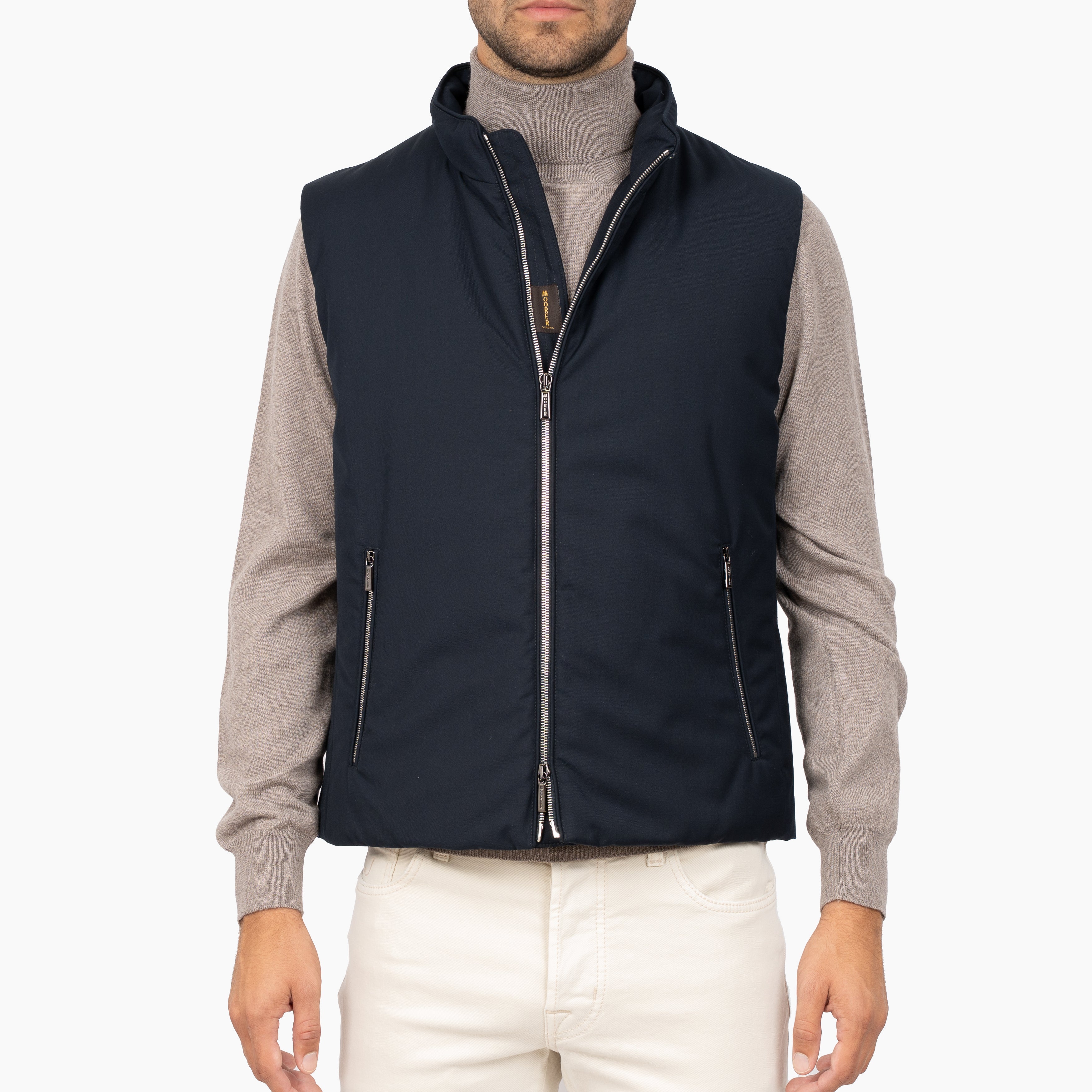 Moorer Bodywarmer Blauw | UROS-PUM