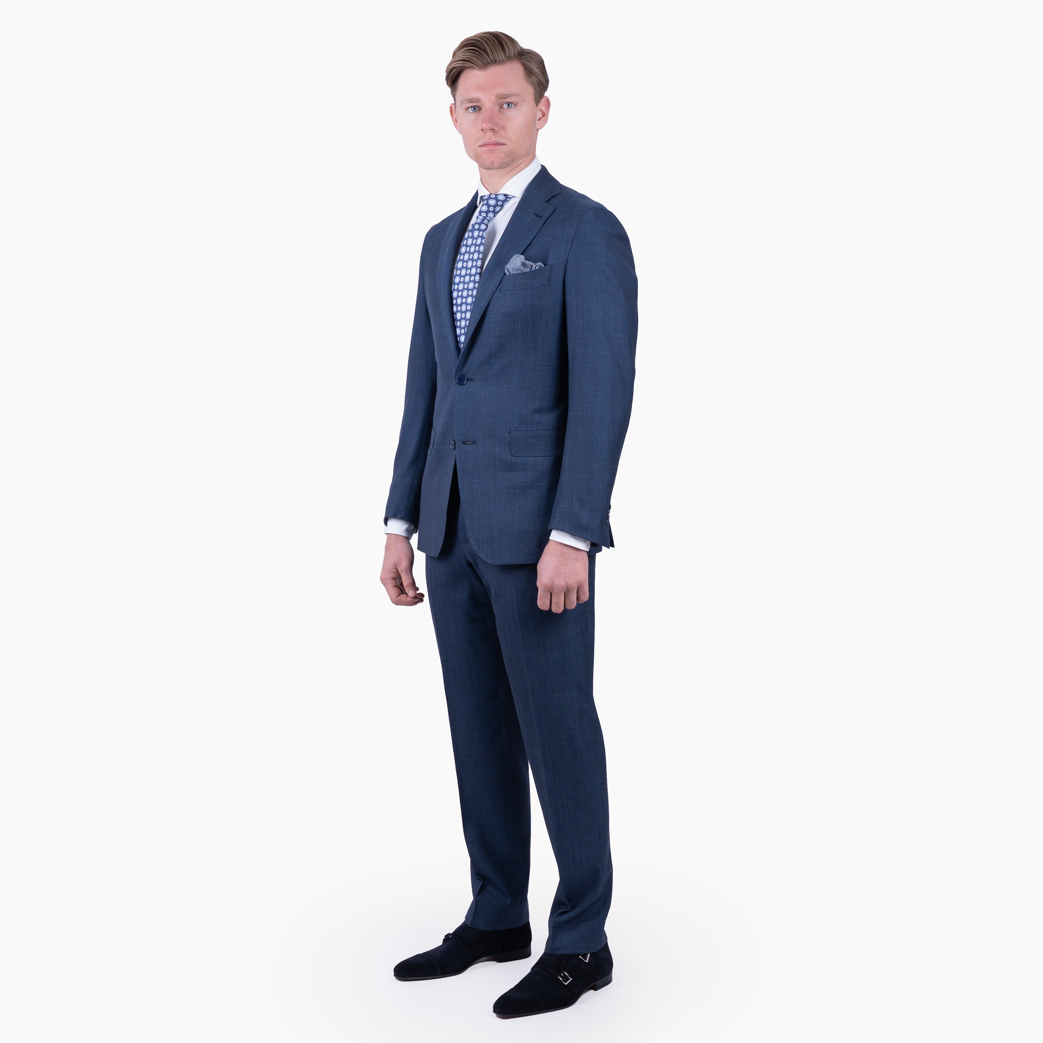 Munro Pak Blauw | Loro Piana Jersely®