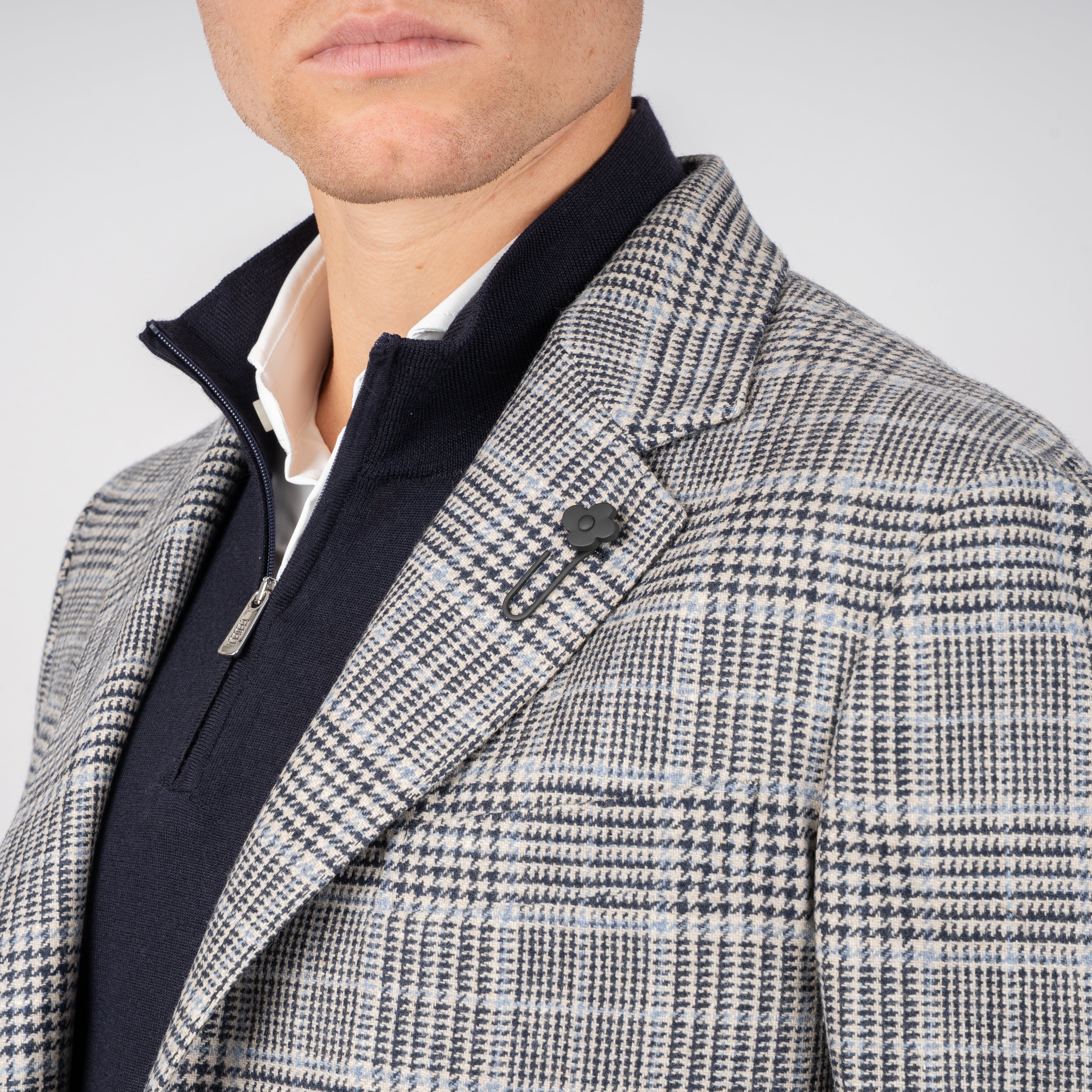 Lardini Colbert Blauw Geruit | Roma