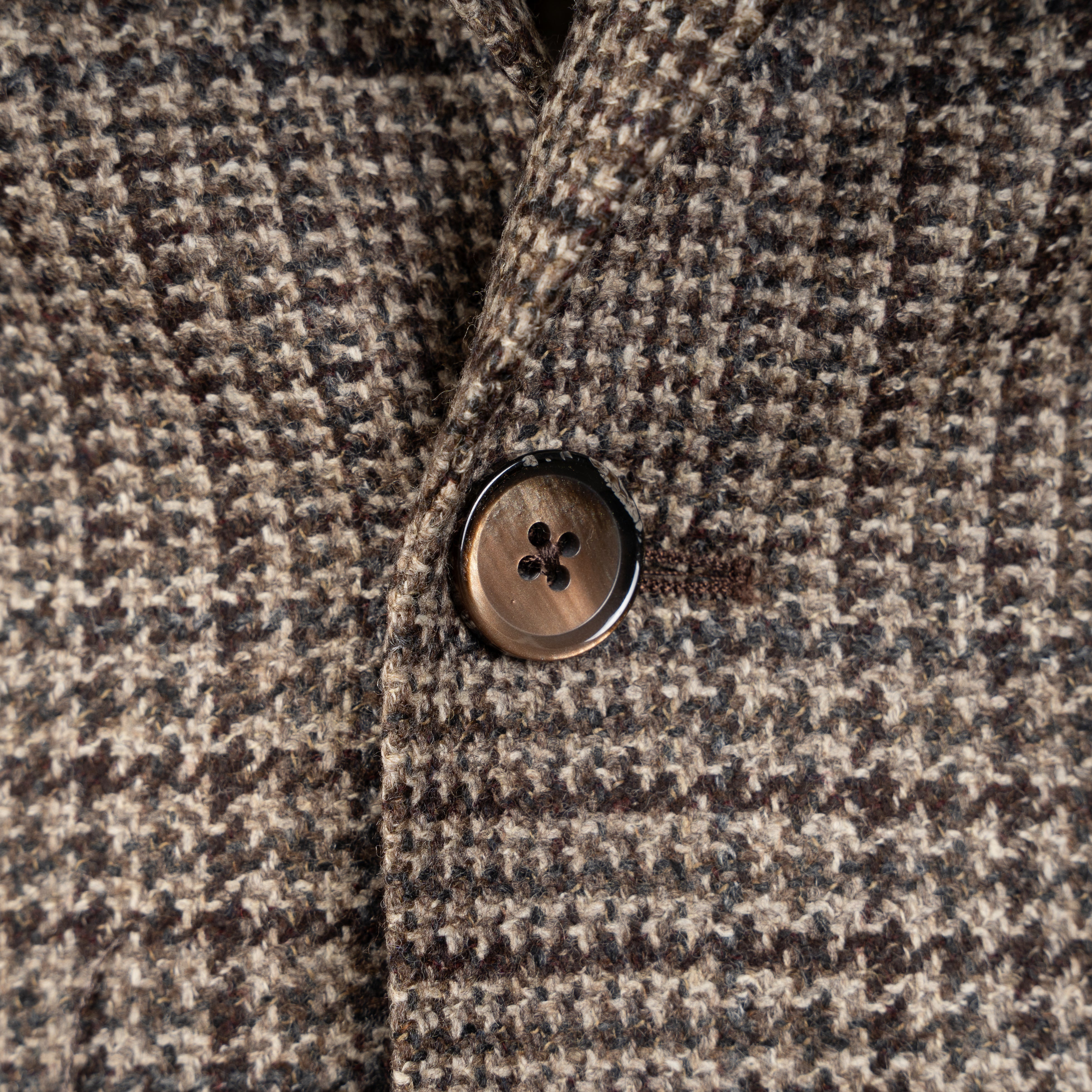 L.B.M. 1911 Colbert Bruin Geruit | Wool & Cashmere