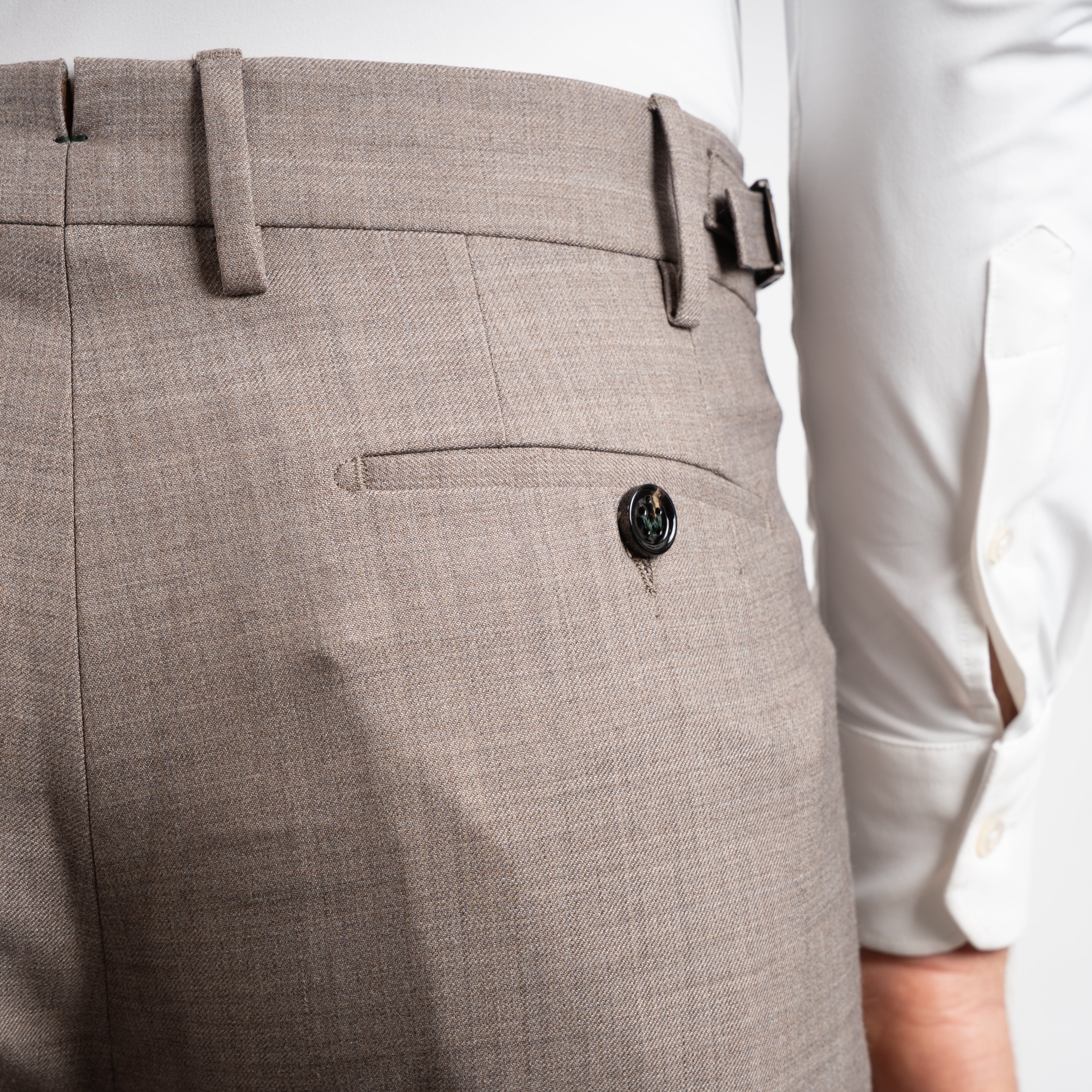 Berwich Pantalon Licht Bruin | Retrolong