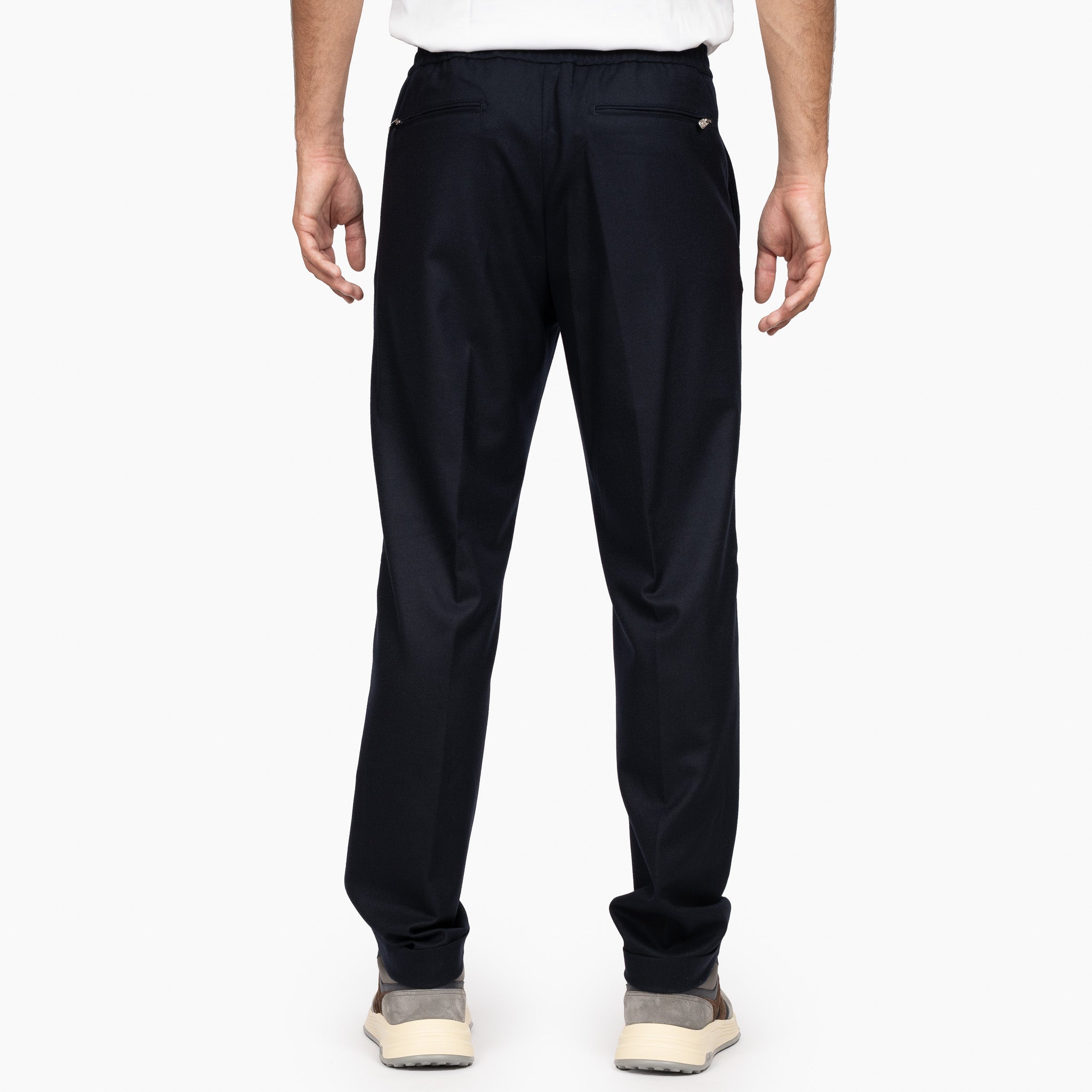 Marco Pescarolo Pantalon Donkerblauw | Caracciolo Cashmere