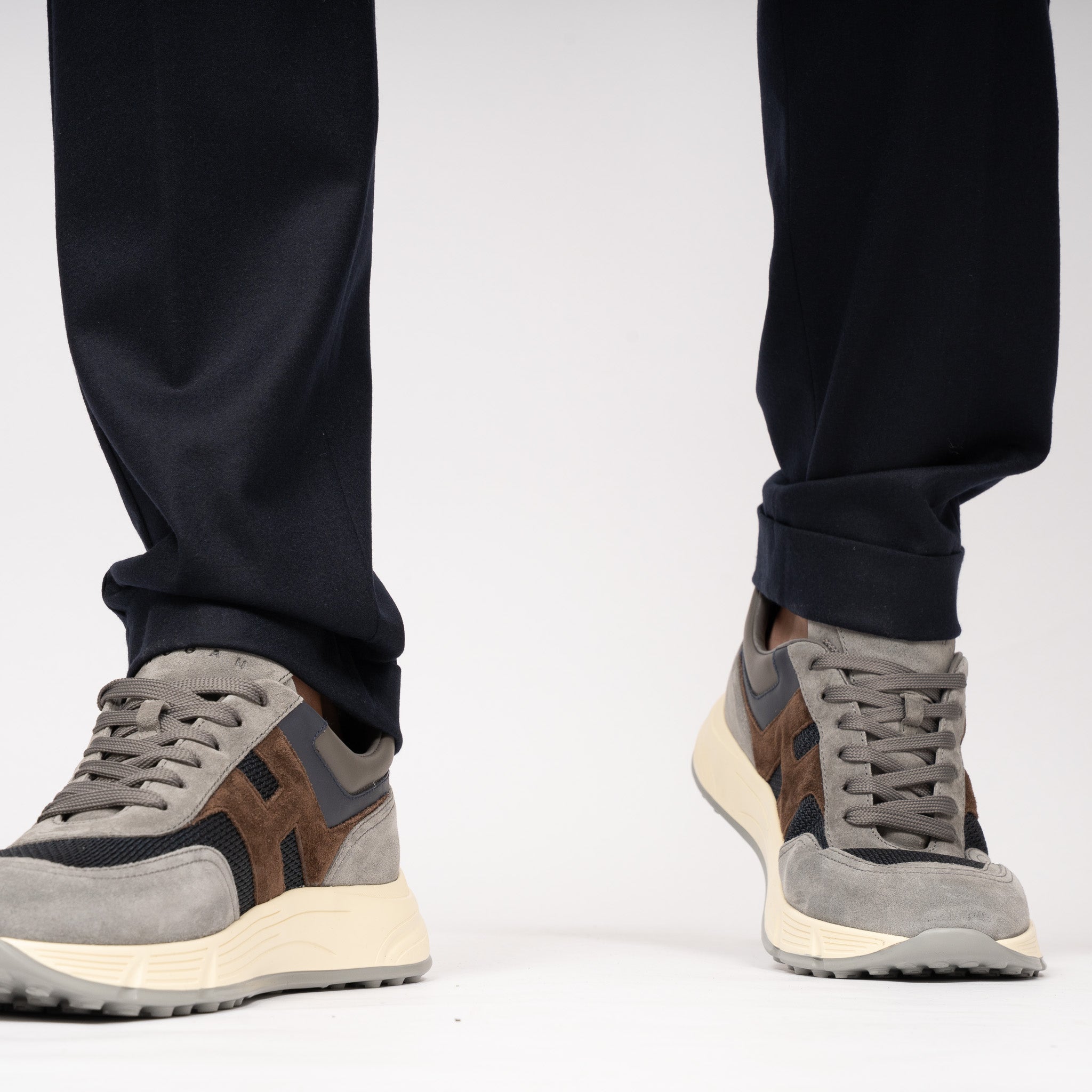Marco Pescarolo Pantalon Donkerblauw | Caracciolo Cashmere