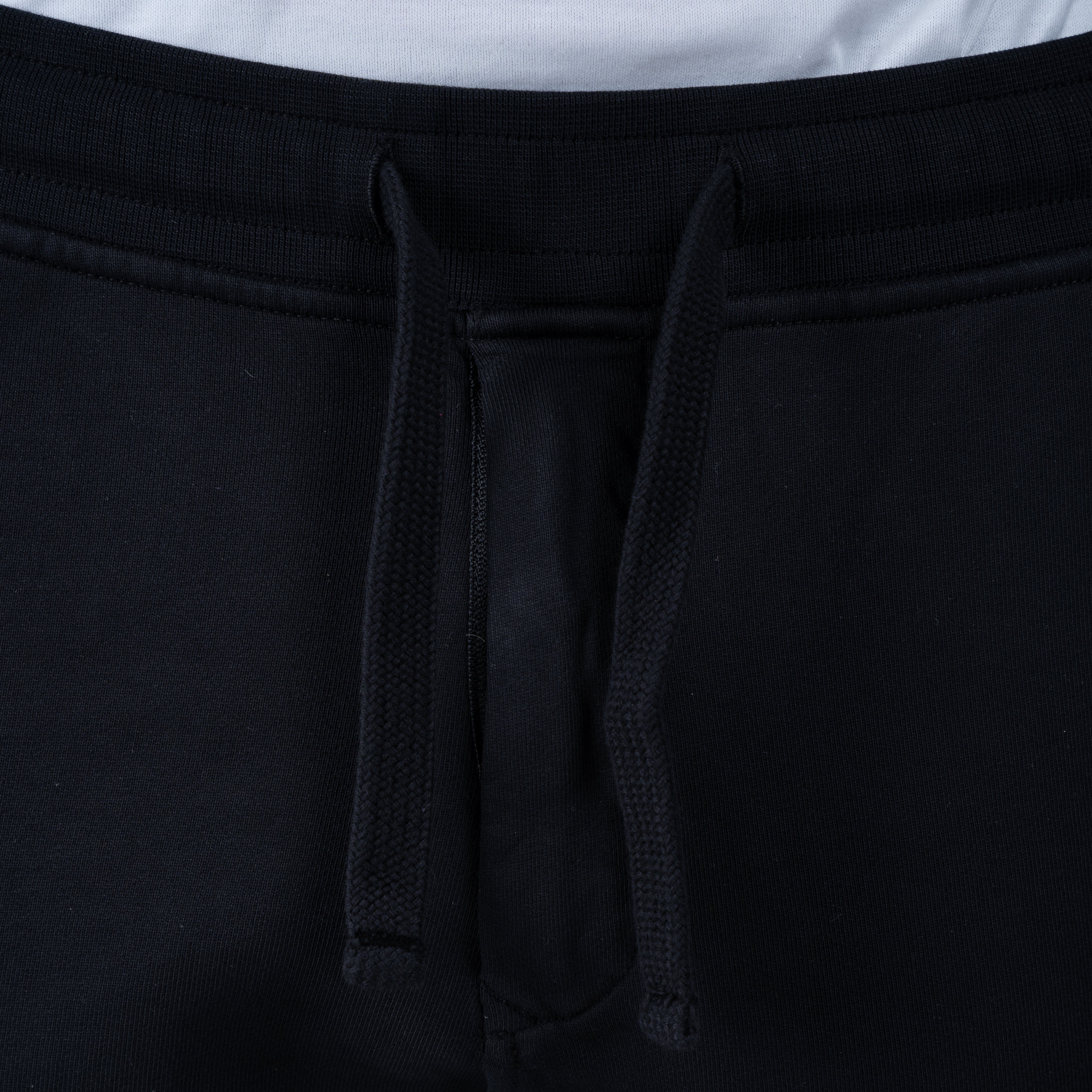 Stone Island Joggingbroek Zwart | Cotton Fleece