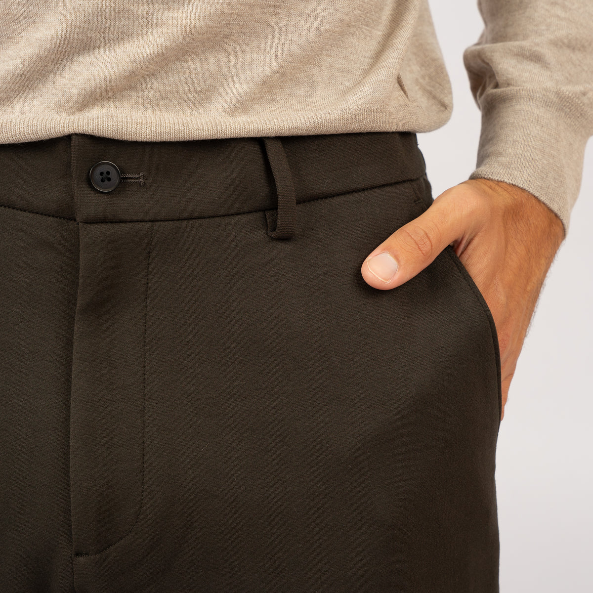 Genti Pantalon Groen | Tribeca