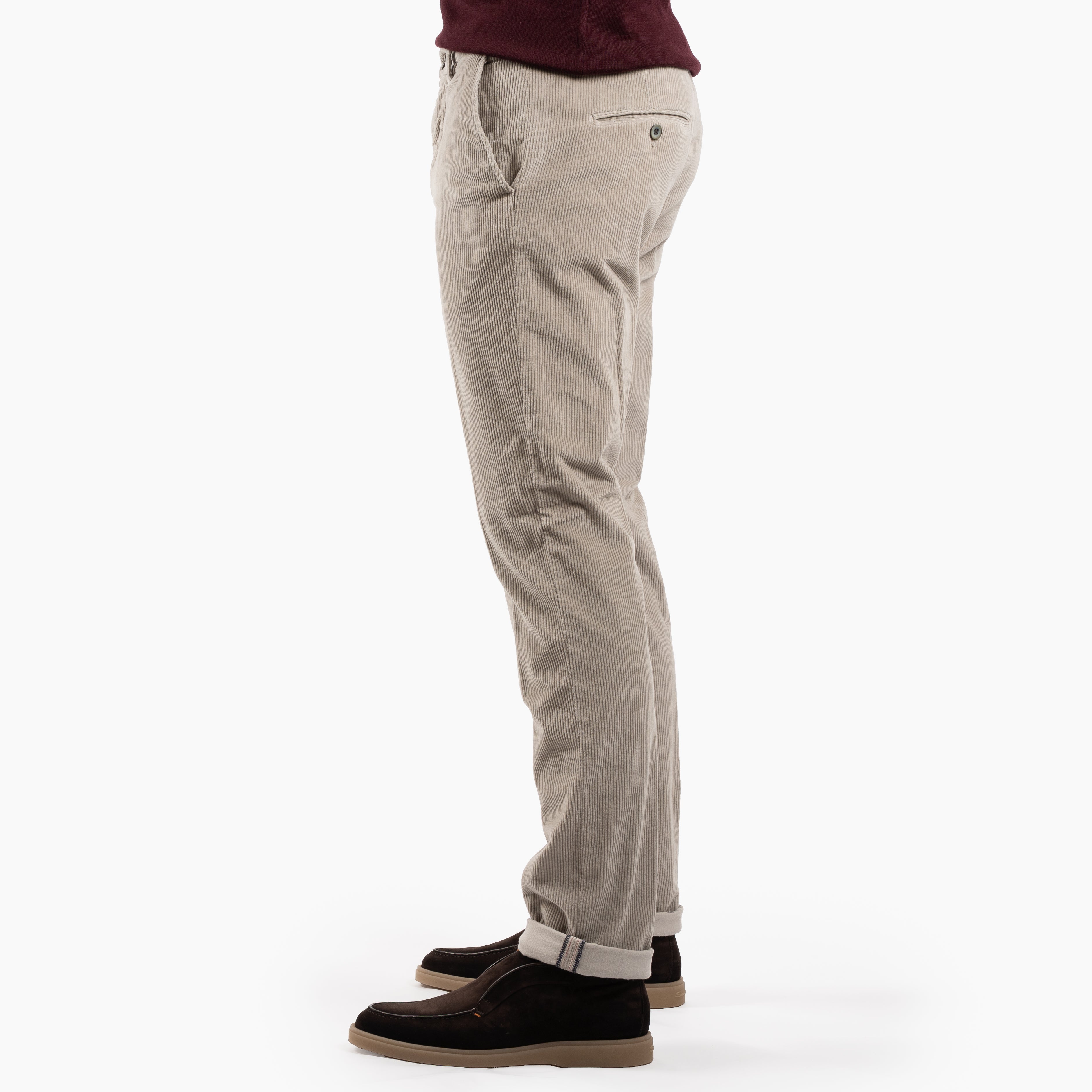 Mason's Chino Corduroy Taupe | Torino