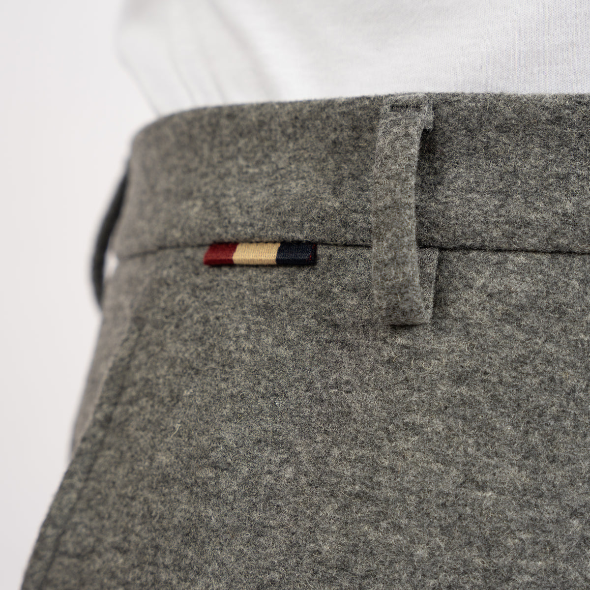 Mason's Flannel Chino Grijs | Torino Jog