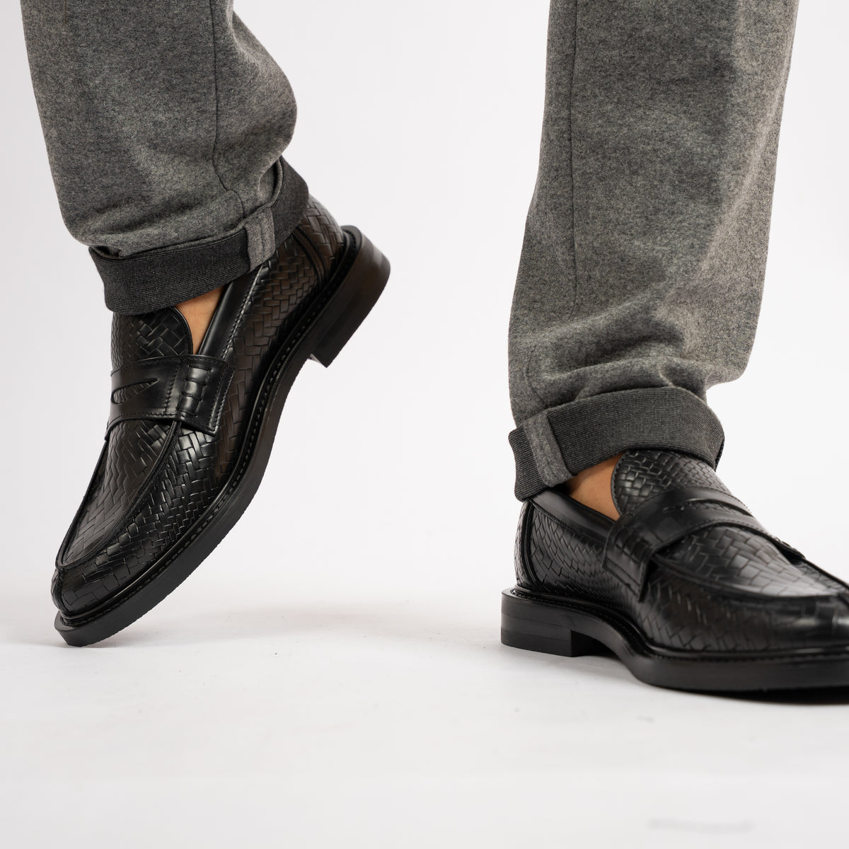 Mason's Flannel Chino Grijs | Torino Jog