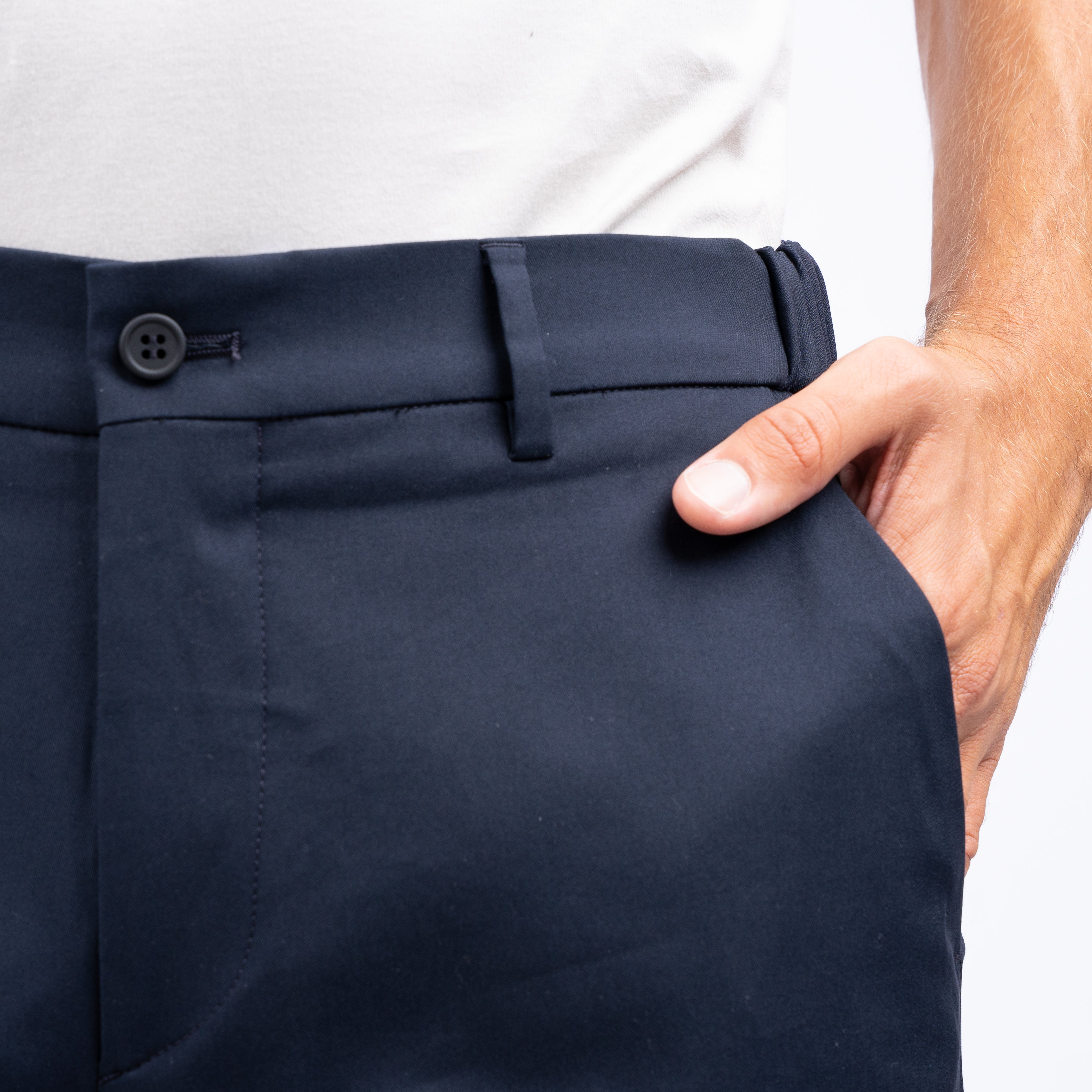 Berwich Chino Blauw | Morello Elax Tech