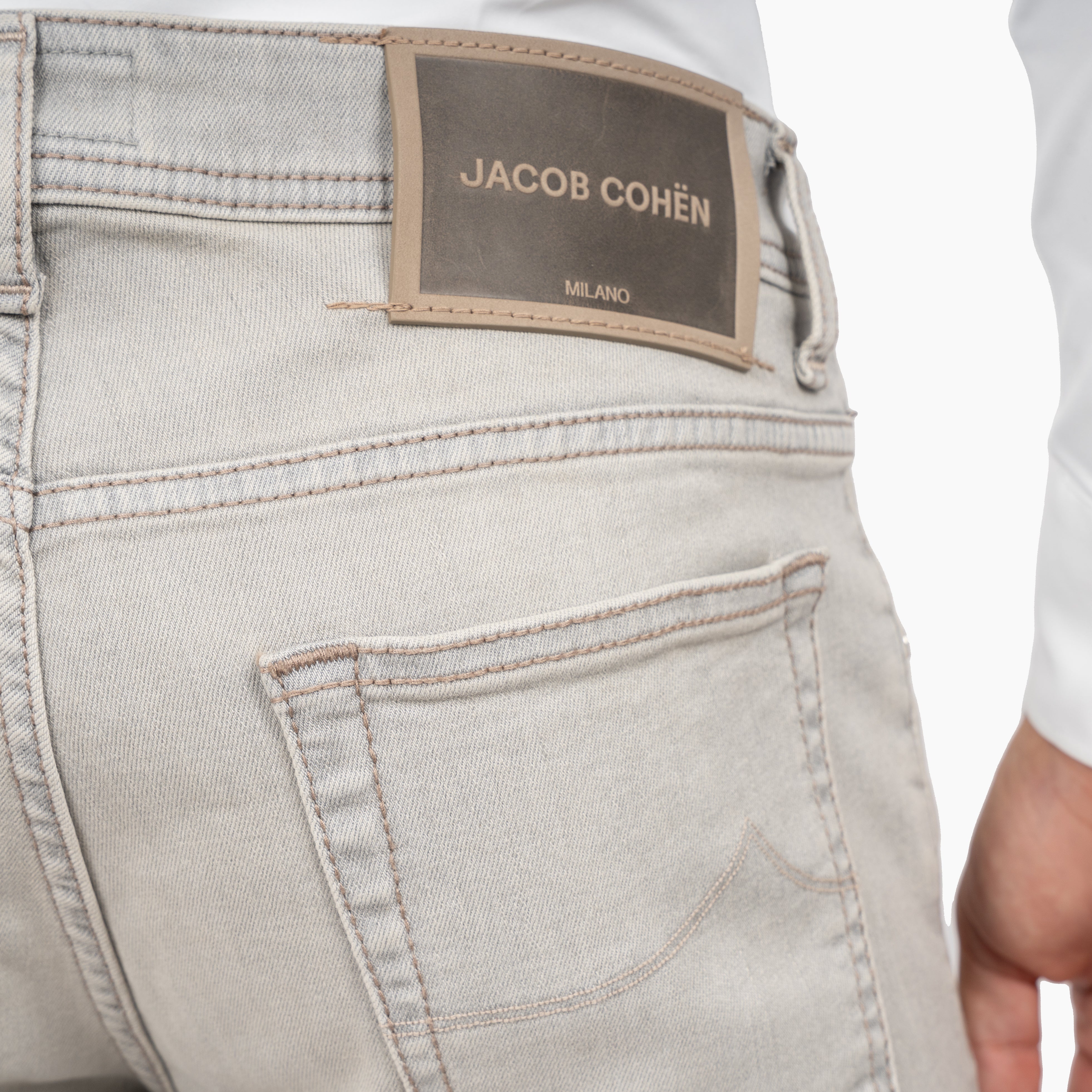 Jacob Cohen Jeans Lichtgrijs | Nick