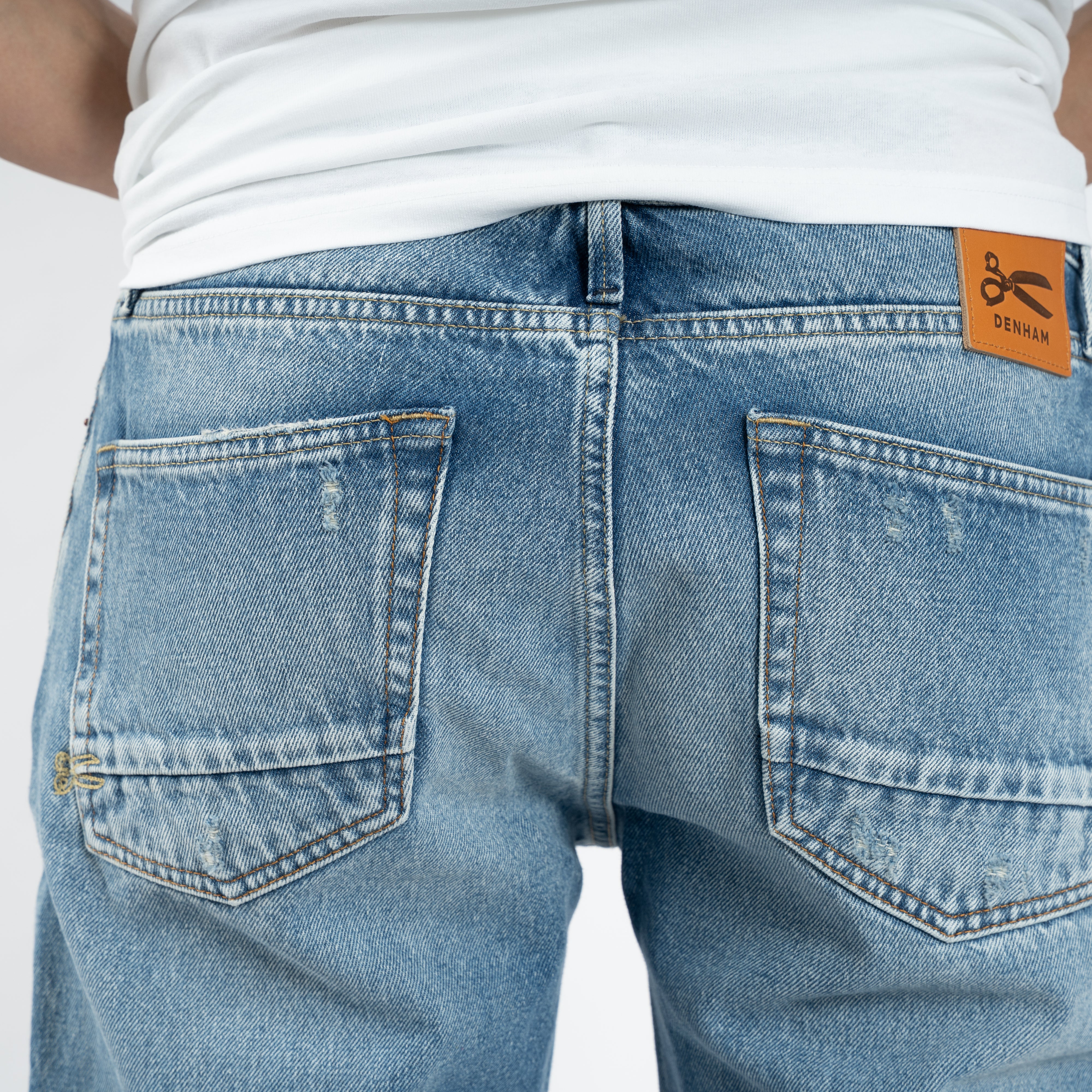 Denham Jeans Middenblauw | Ridge Straight Fit