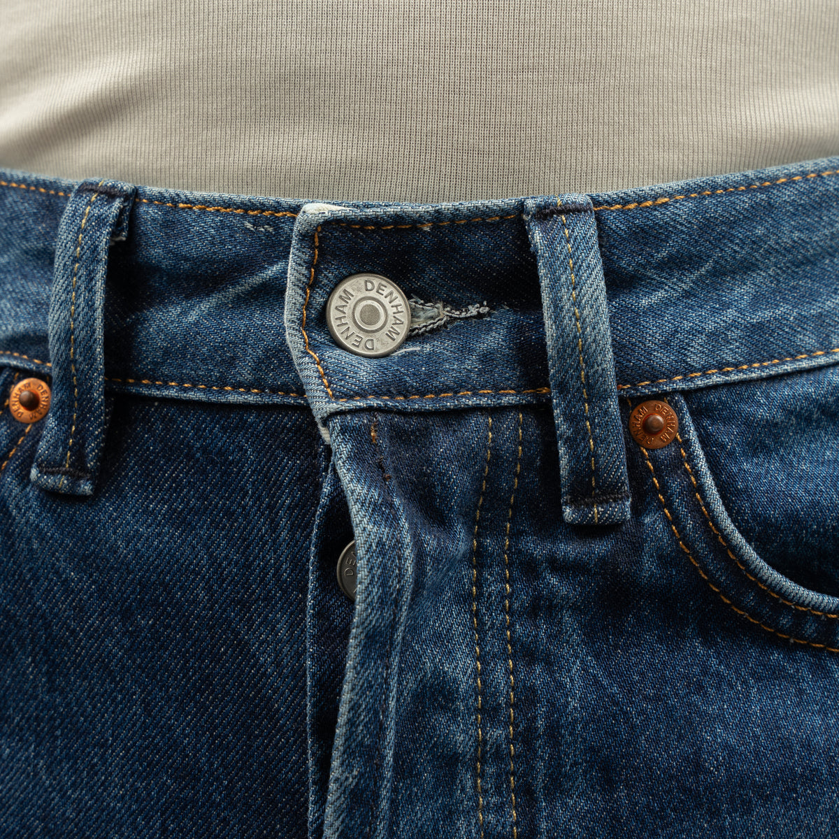Denham Jeans Blauw | Ridge Straight Fit