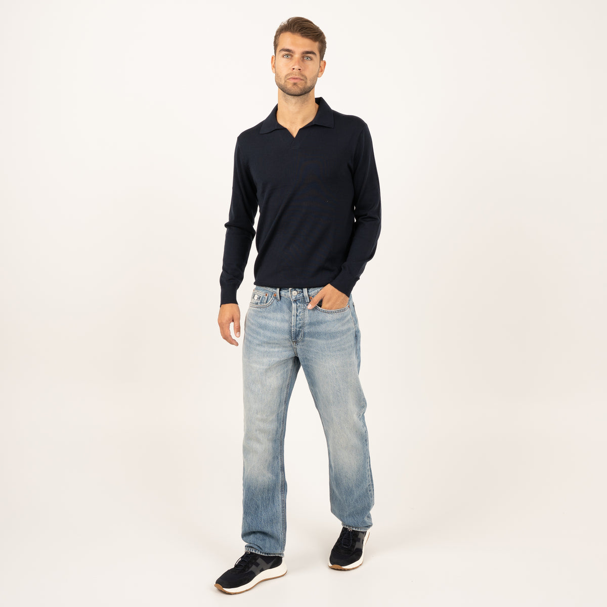 Denham Jeans Lichtblauw | Ridge Straight Fit