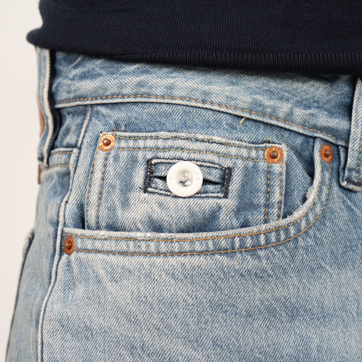 Denham Jeans Lichtblauw | Ridge Straight Fit