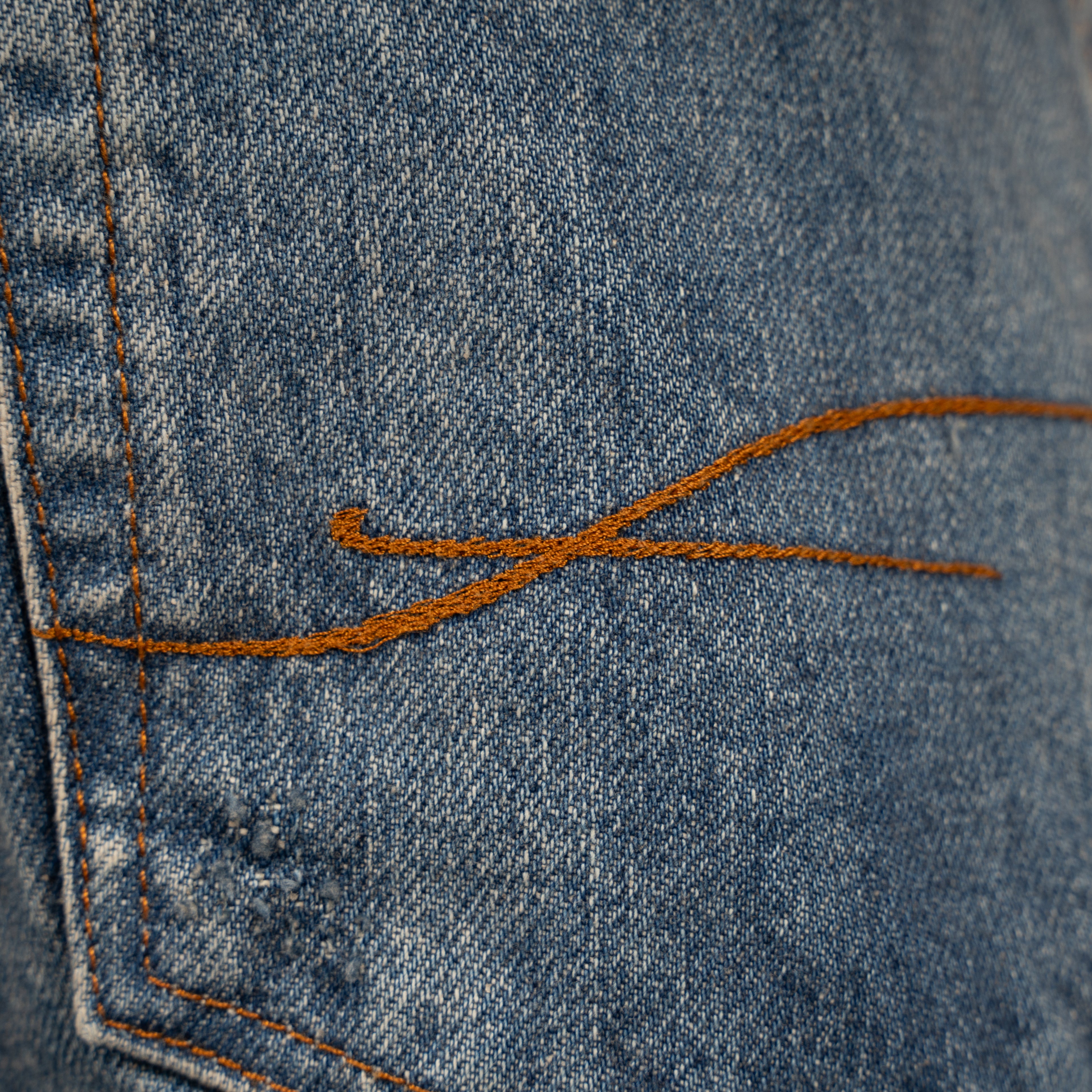 Flaneur Destroyed Jeans Blauw | Relaxed Jeans