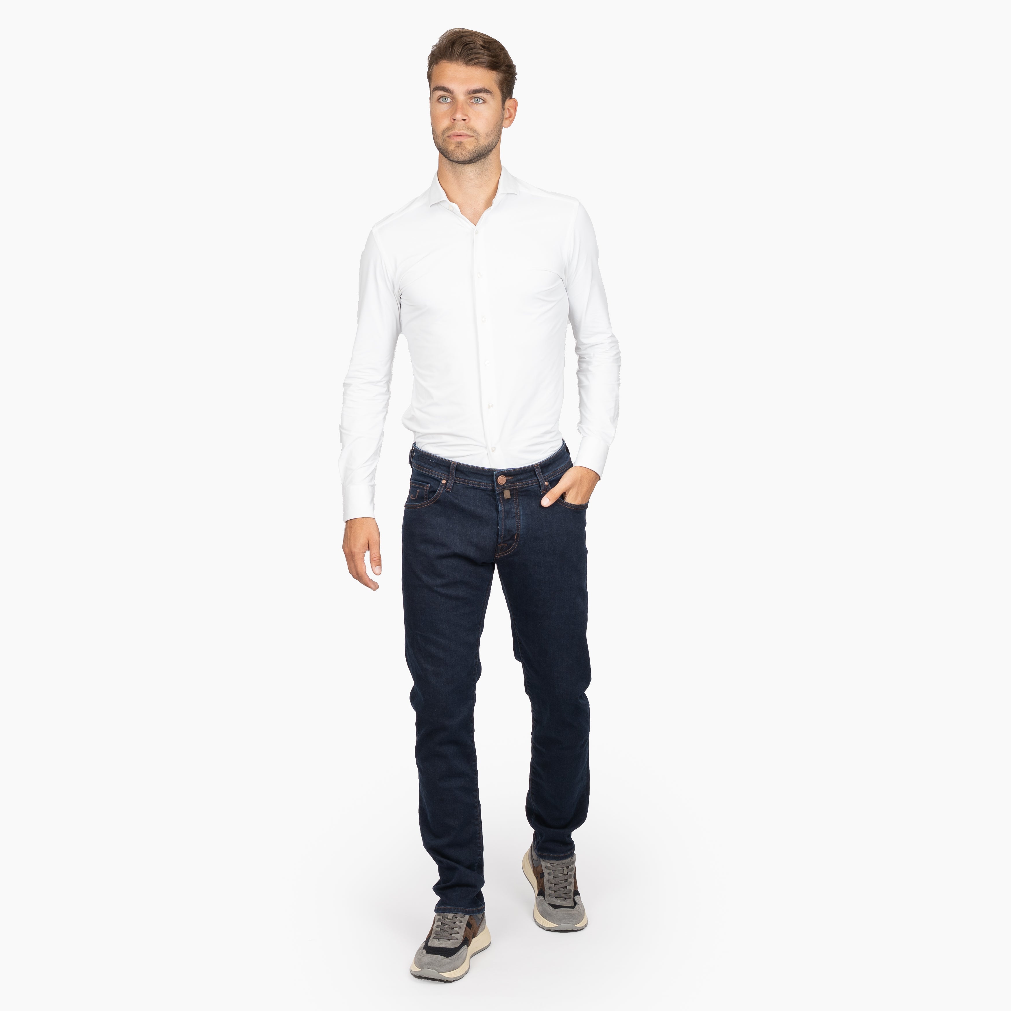 Jacob Cohen Jeans Donkerblauw | Nick Slim