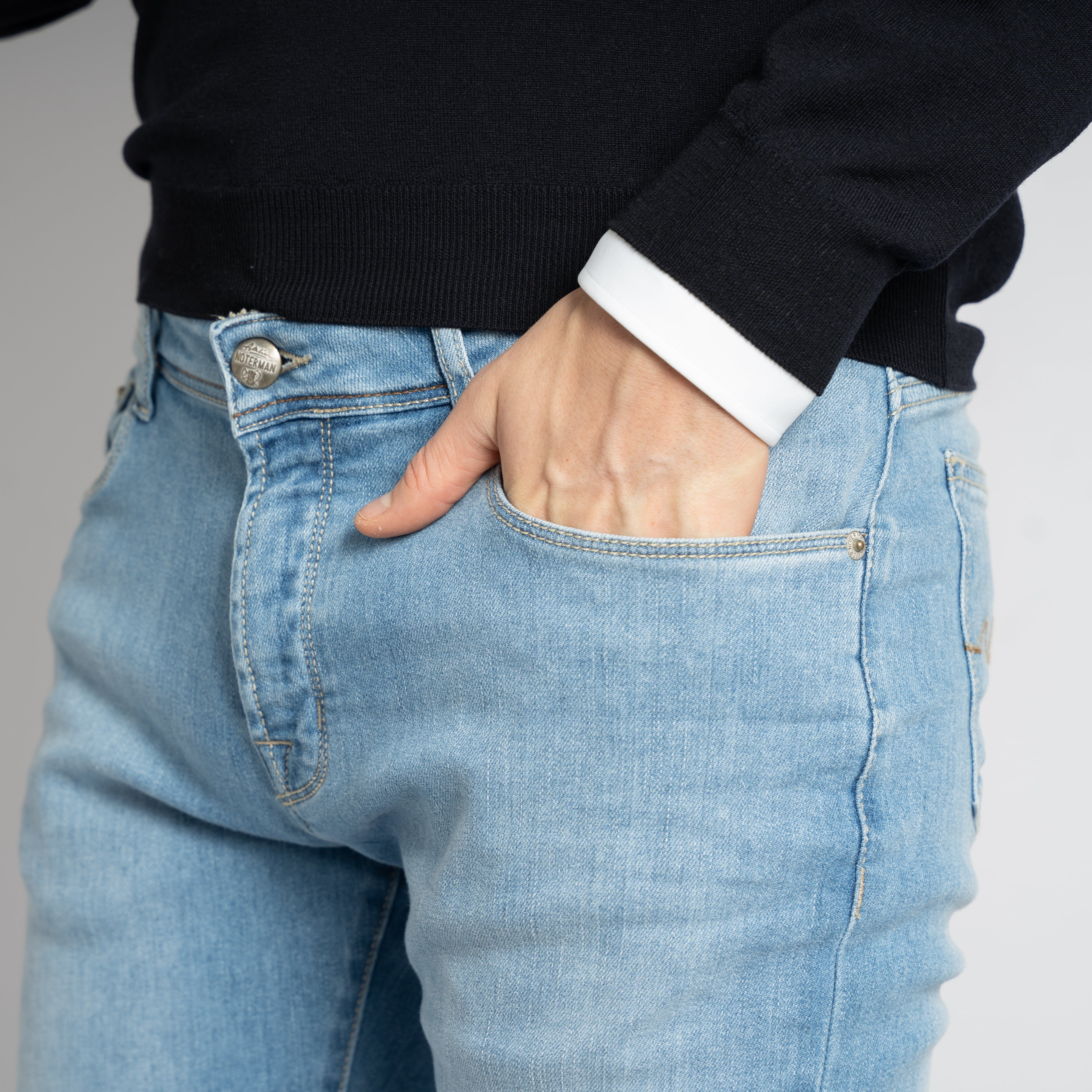 Atelier Noterman Jeans lichtblauw