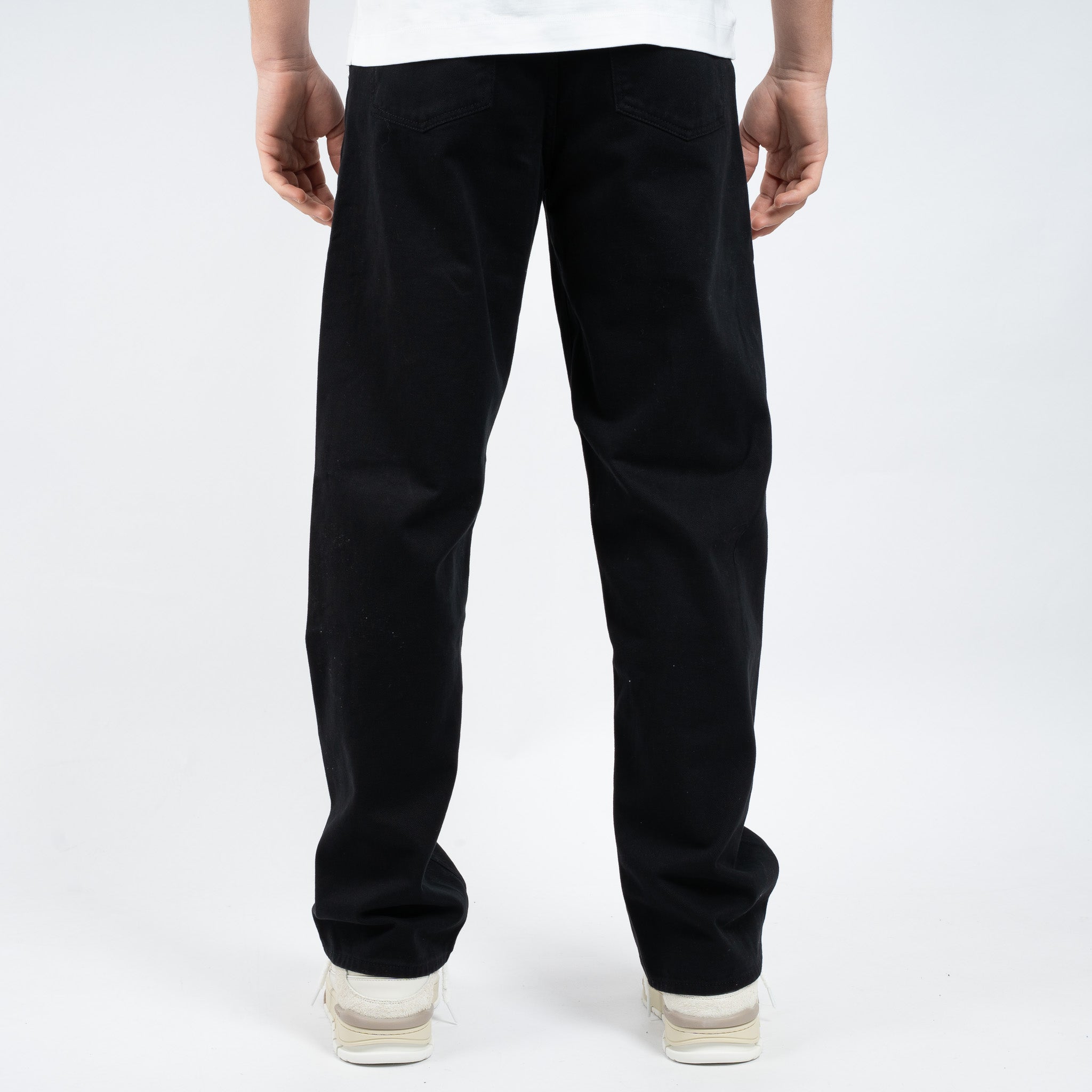 Olaf Jeans Zwart | Brushed Twill Denim Pant
