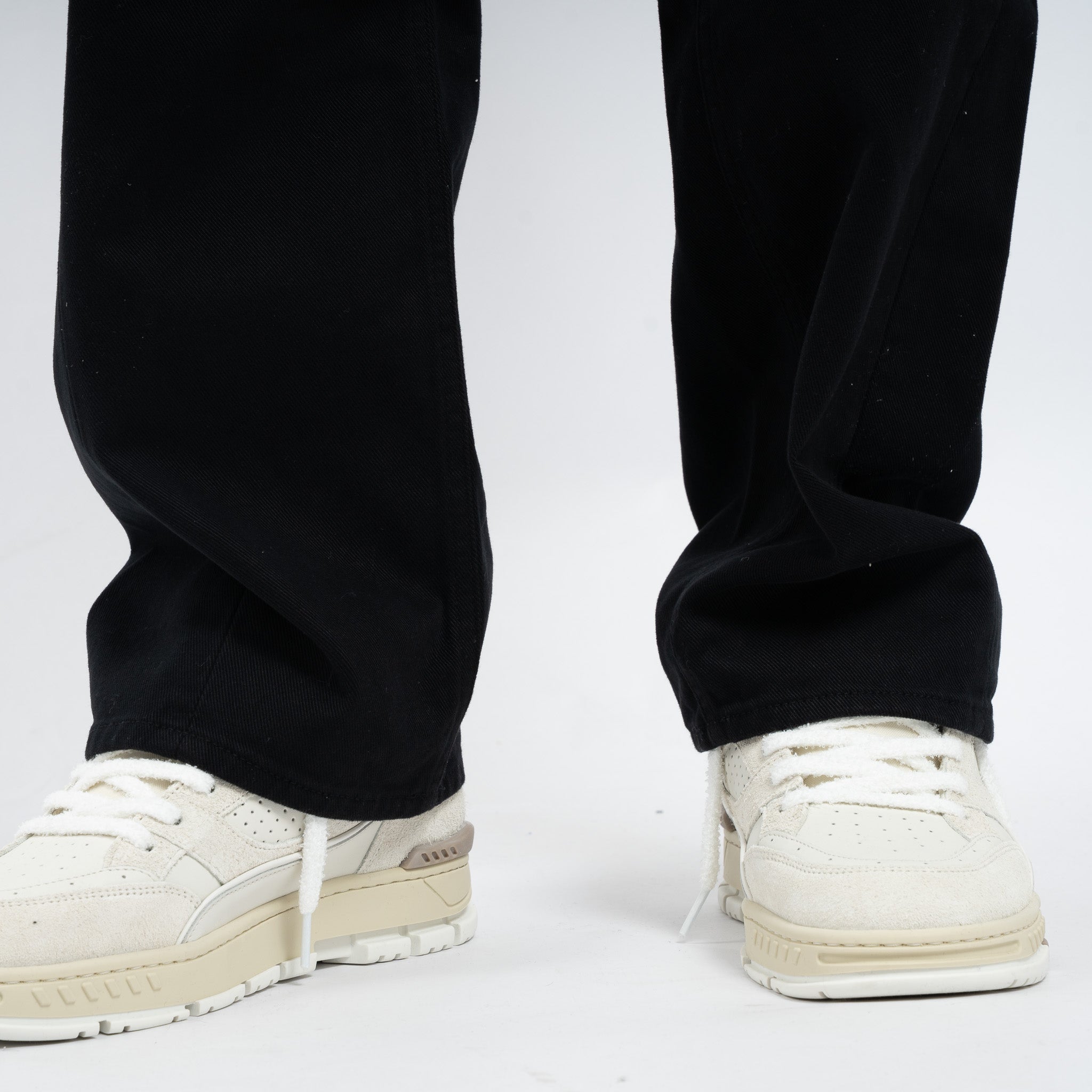 Olaf Jeans Zwart | Brushed Twill Denim Pant