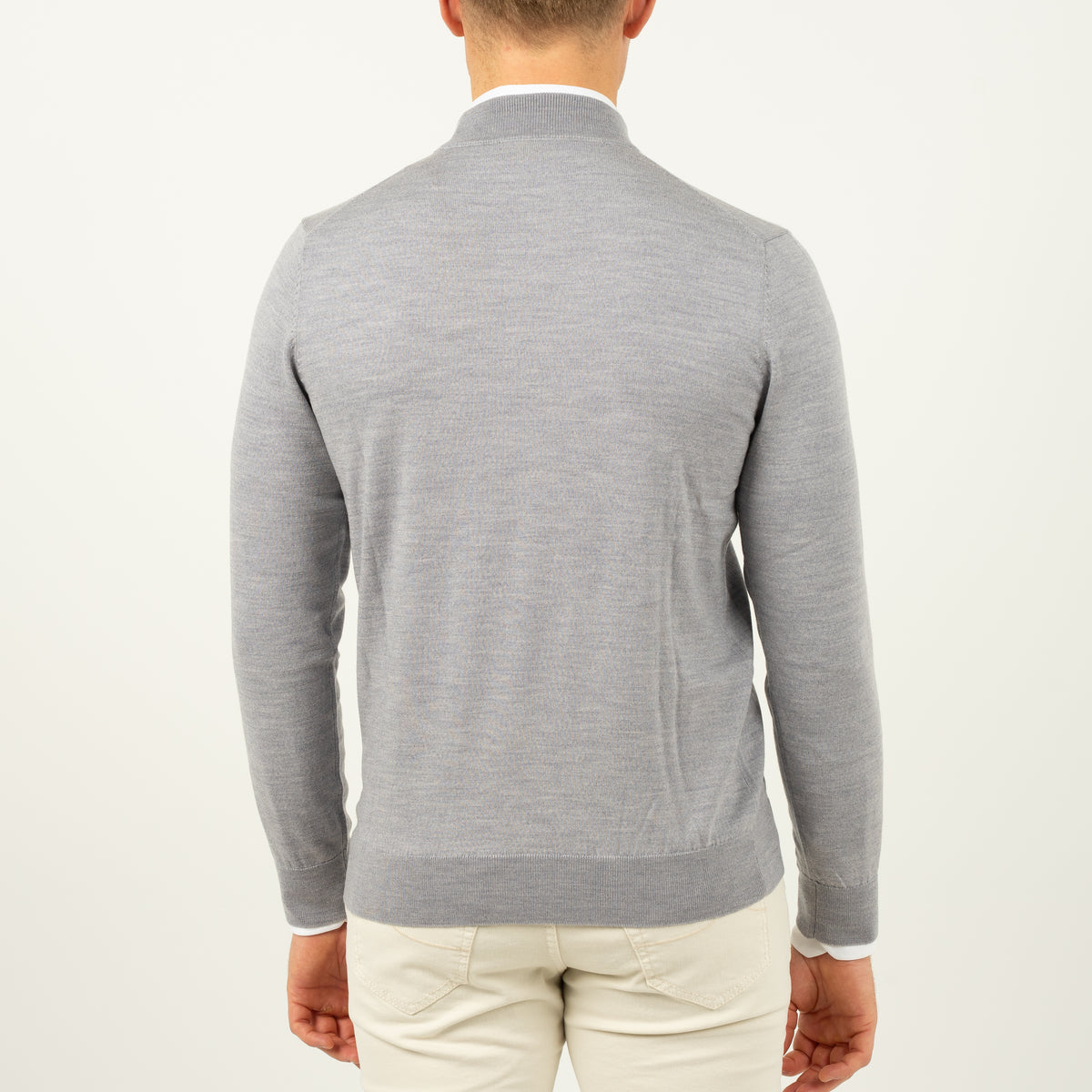 SEVEN DIALS Gebreide Turtleneck Trui Grijs | Goy