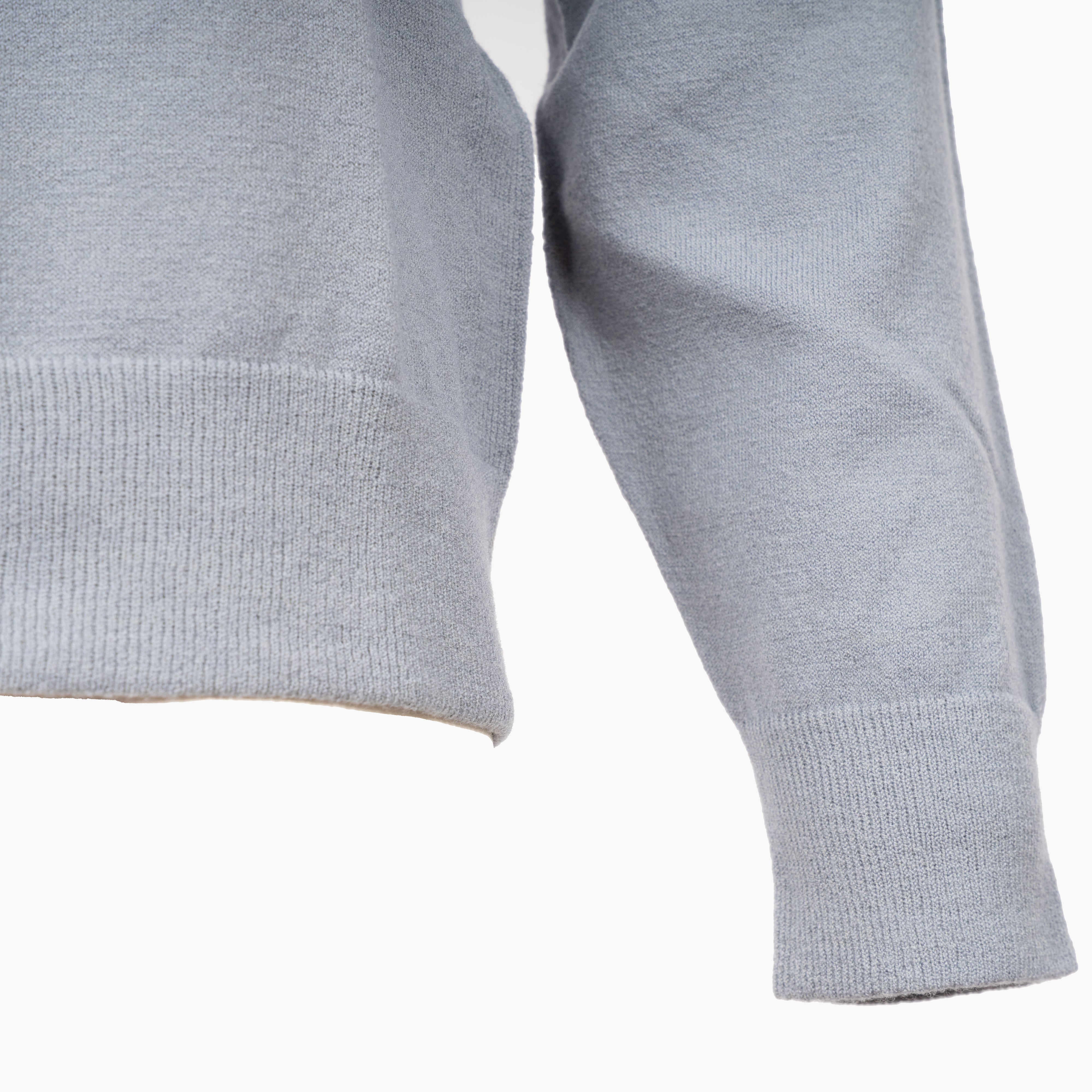 Stone Island Gebreide Trui Grijs/Blauw | Loose Fit Stretch RWS Wool