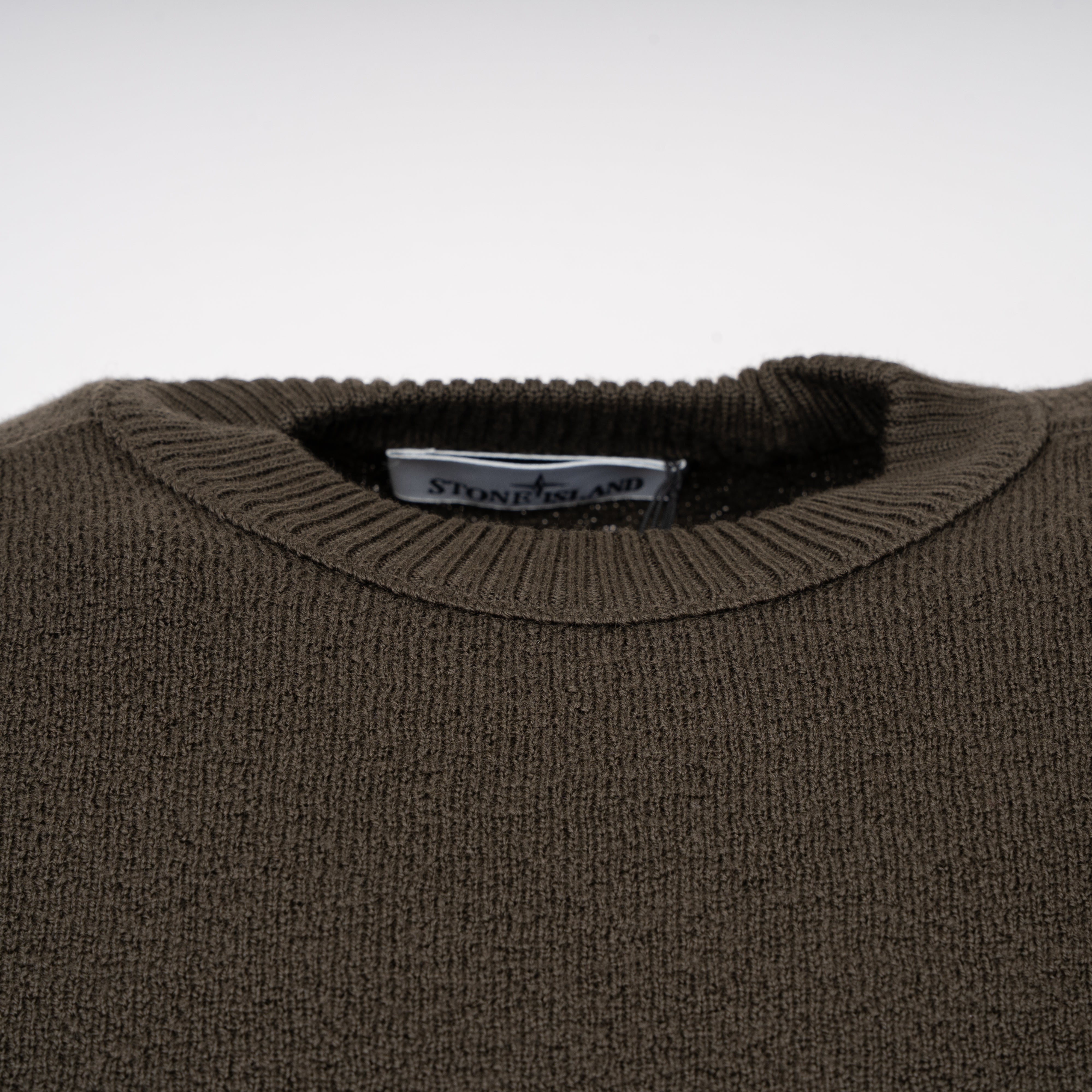 Stone Island Gebreide Trui Grijs | Pure RWS Wool